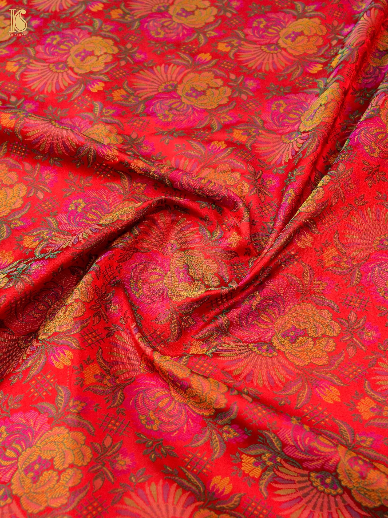 Handloom Banarasi Juhi Tanchoi Silk Fabric