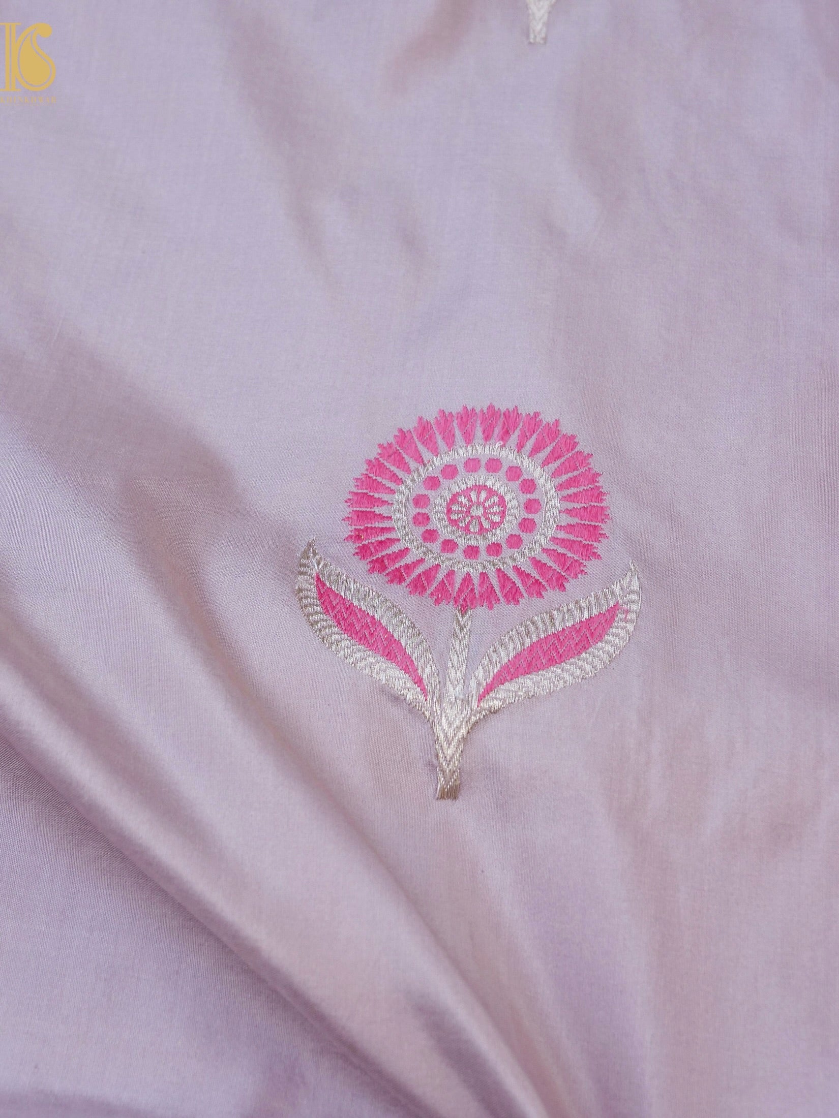 Handwoven Pure Mashru Silk Kadwa Banarasi Saree