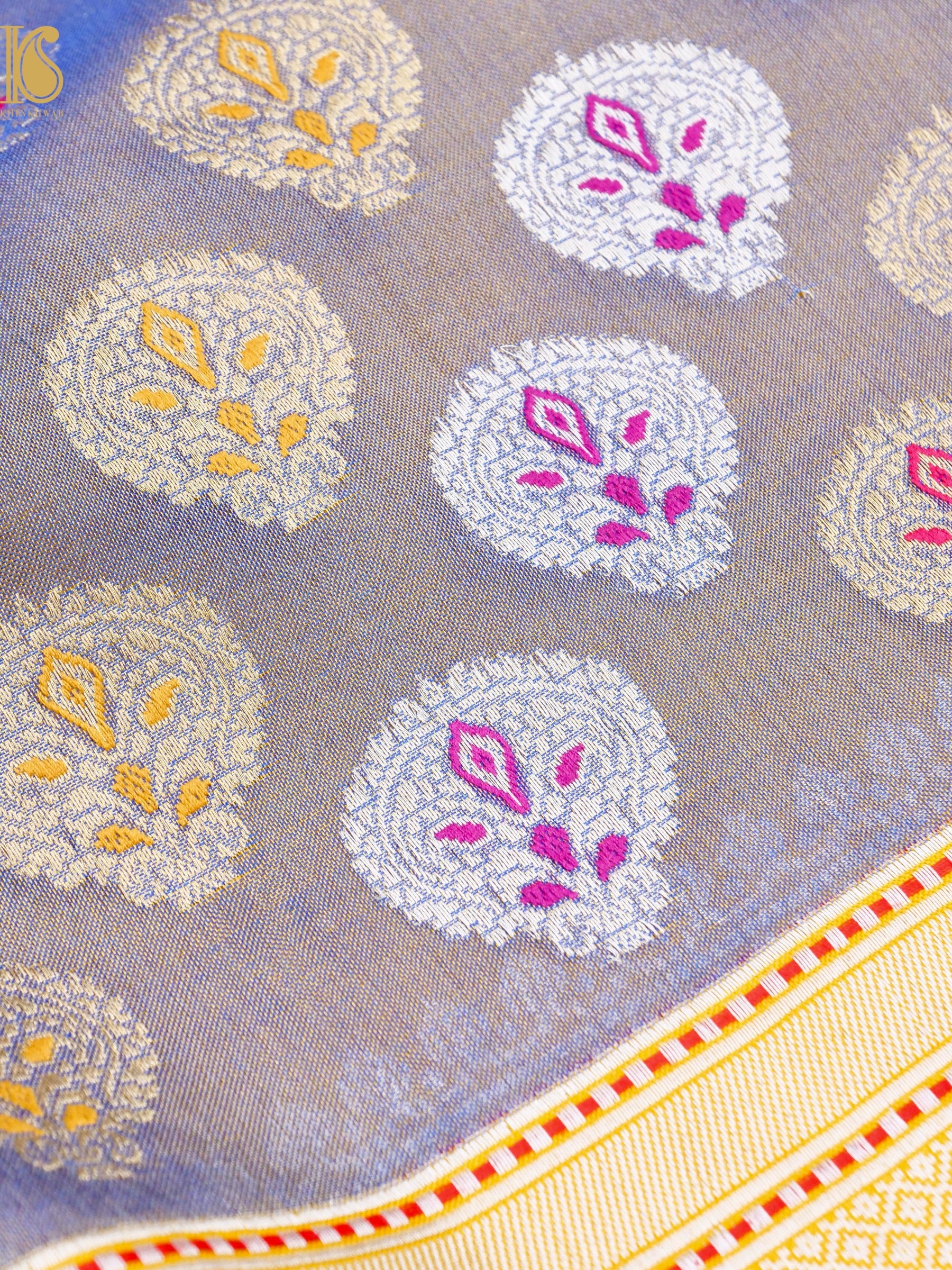 Handloom Banarasi Pure Katan Silk Kadwa Saree