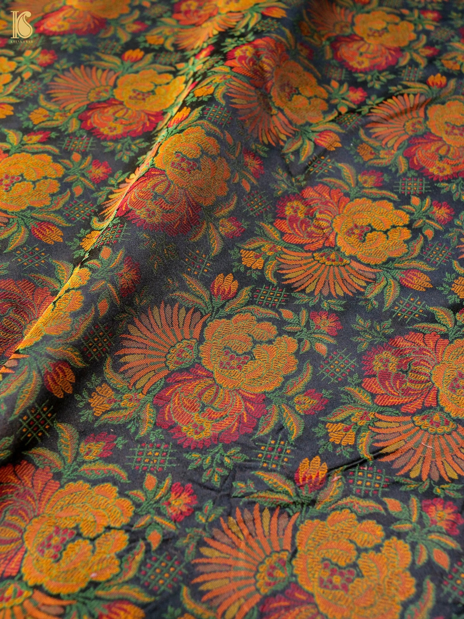 Handloom Banarasi Juhi Tanchoi Silk Fabric