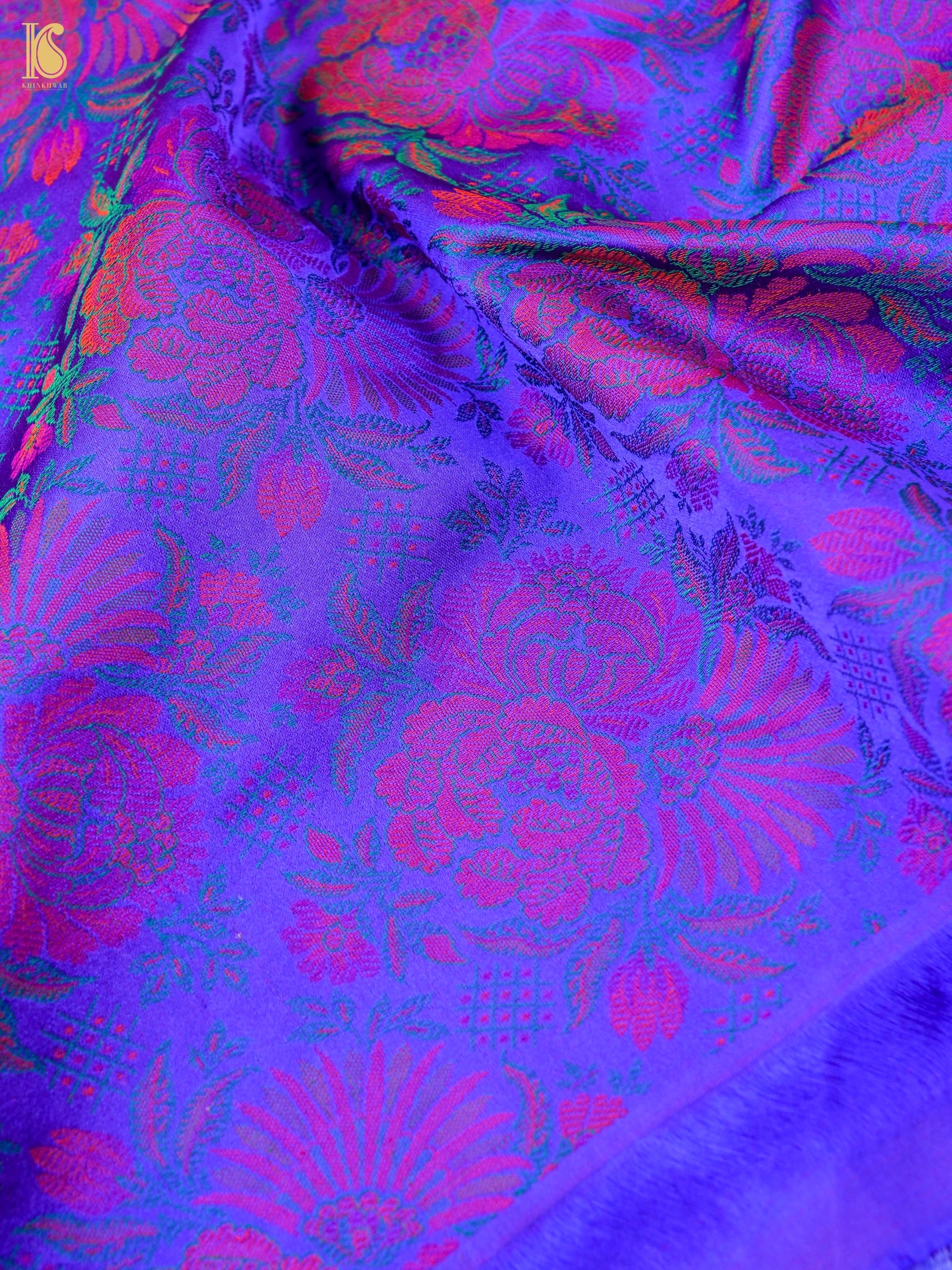 Handloom Banarasi Juhi Tanchoi Silk Fabric