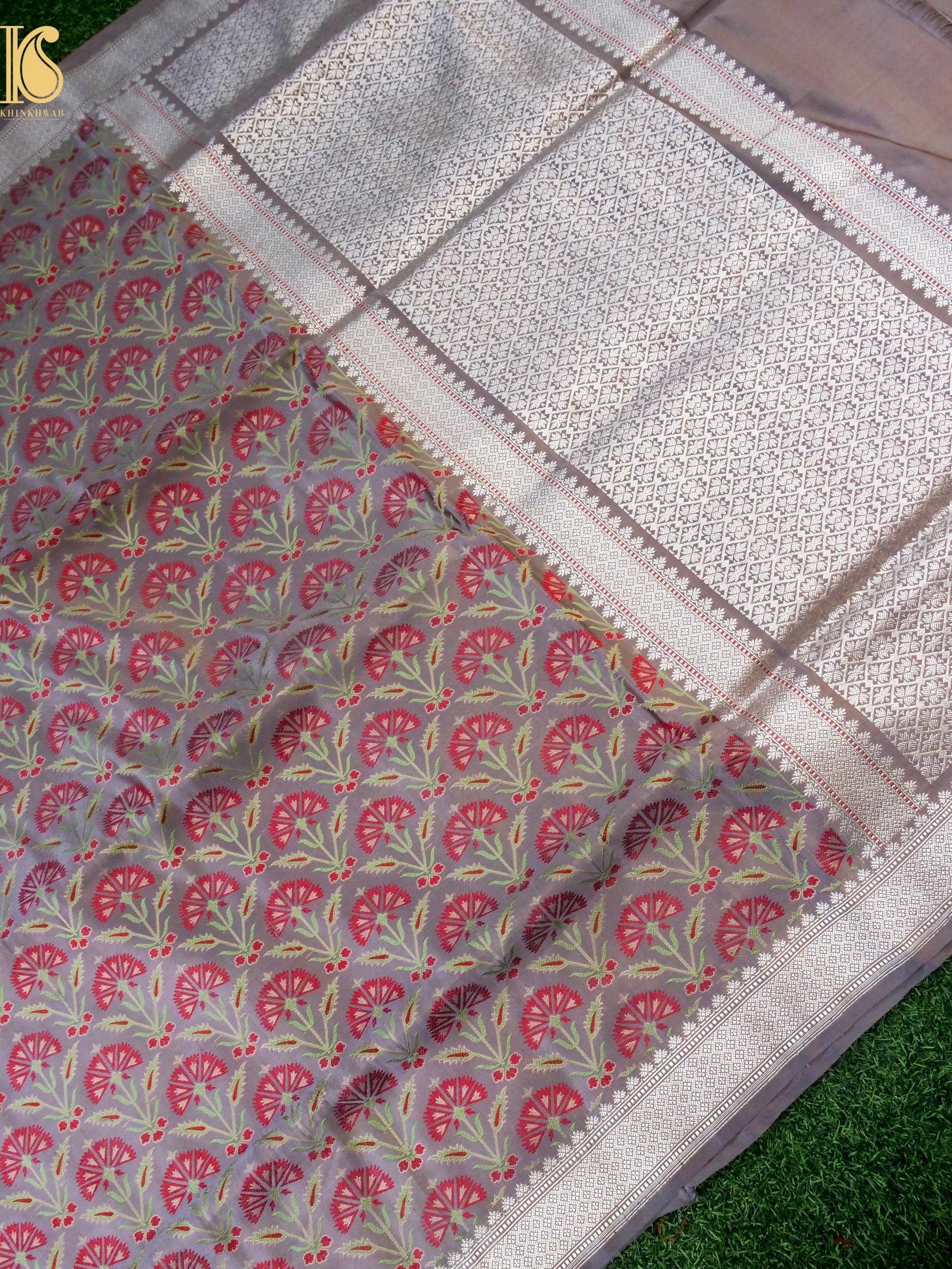 Handwoven Pure Mashru Satin Silk Tanchoi Banarasi Saree