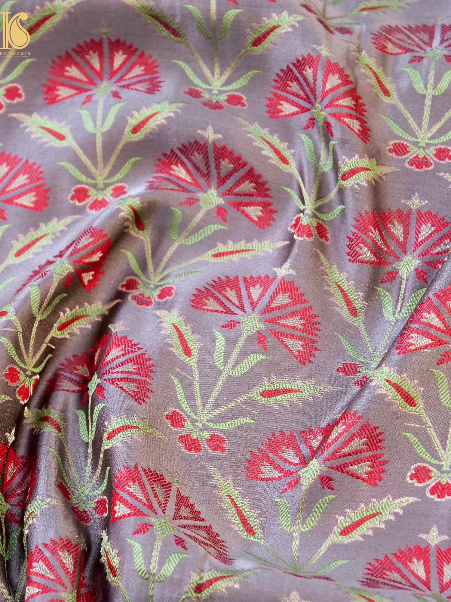 Handwoven Pure Mashru Satin Silk Tanchoi Banarasi Saree