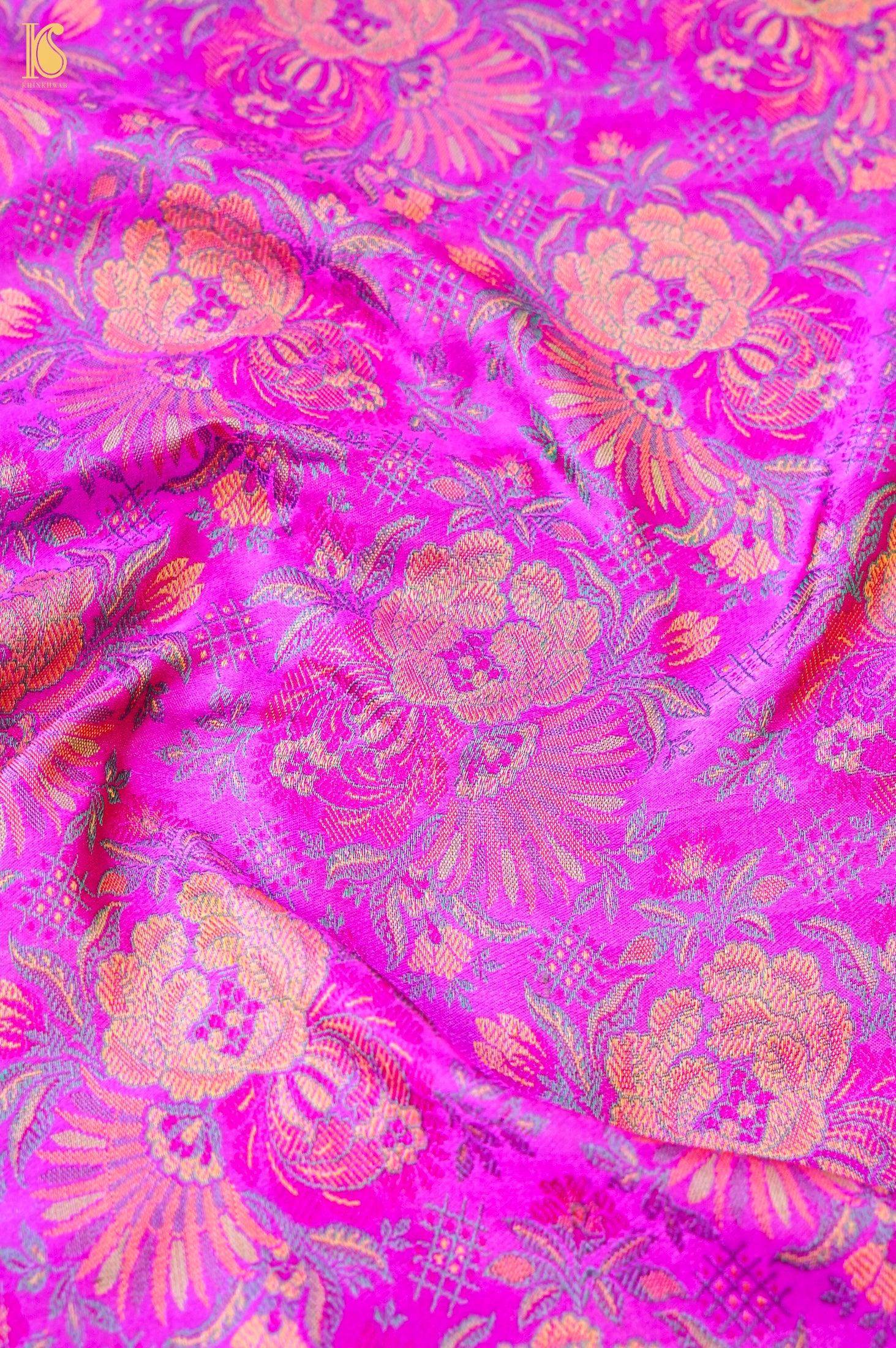 Handloom Banarasi Juhi Tanchoi Silk Fabric