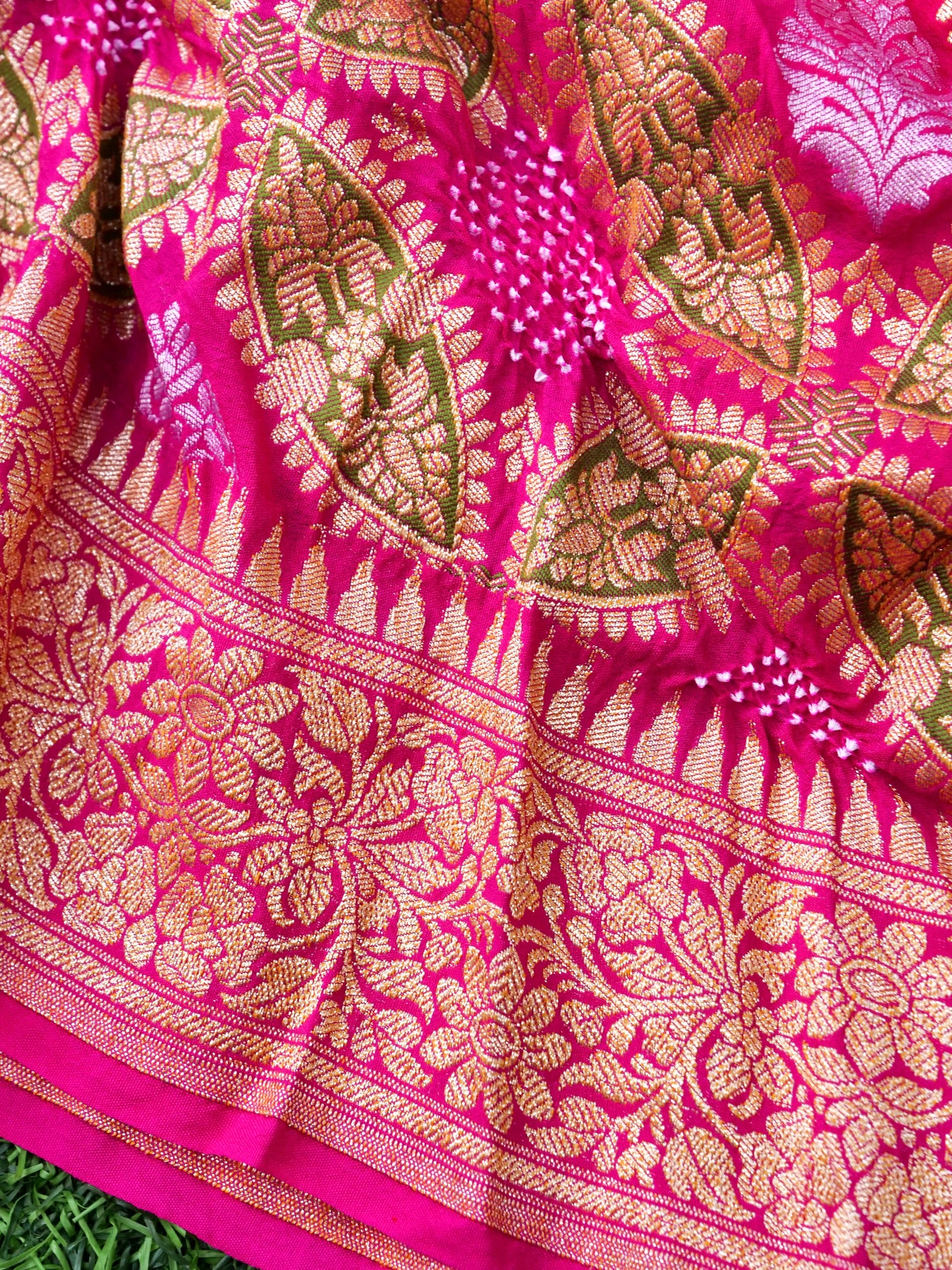 Georgette Banarasi Bandhani Dupatta
