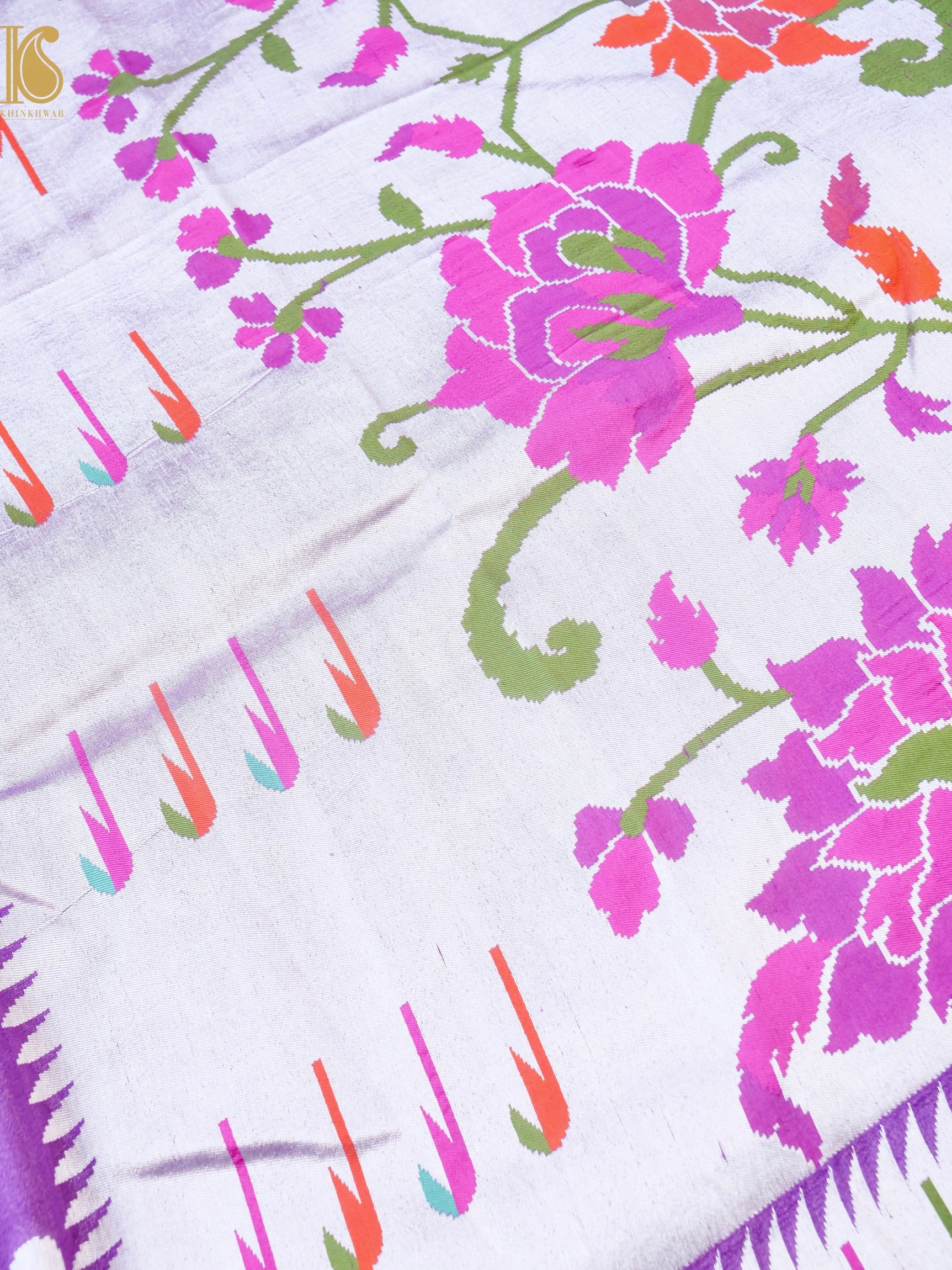 Banarasi Tussar Silk Muniya Saree