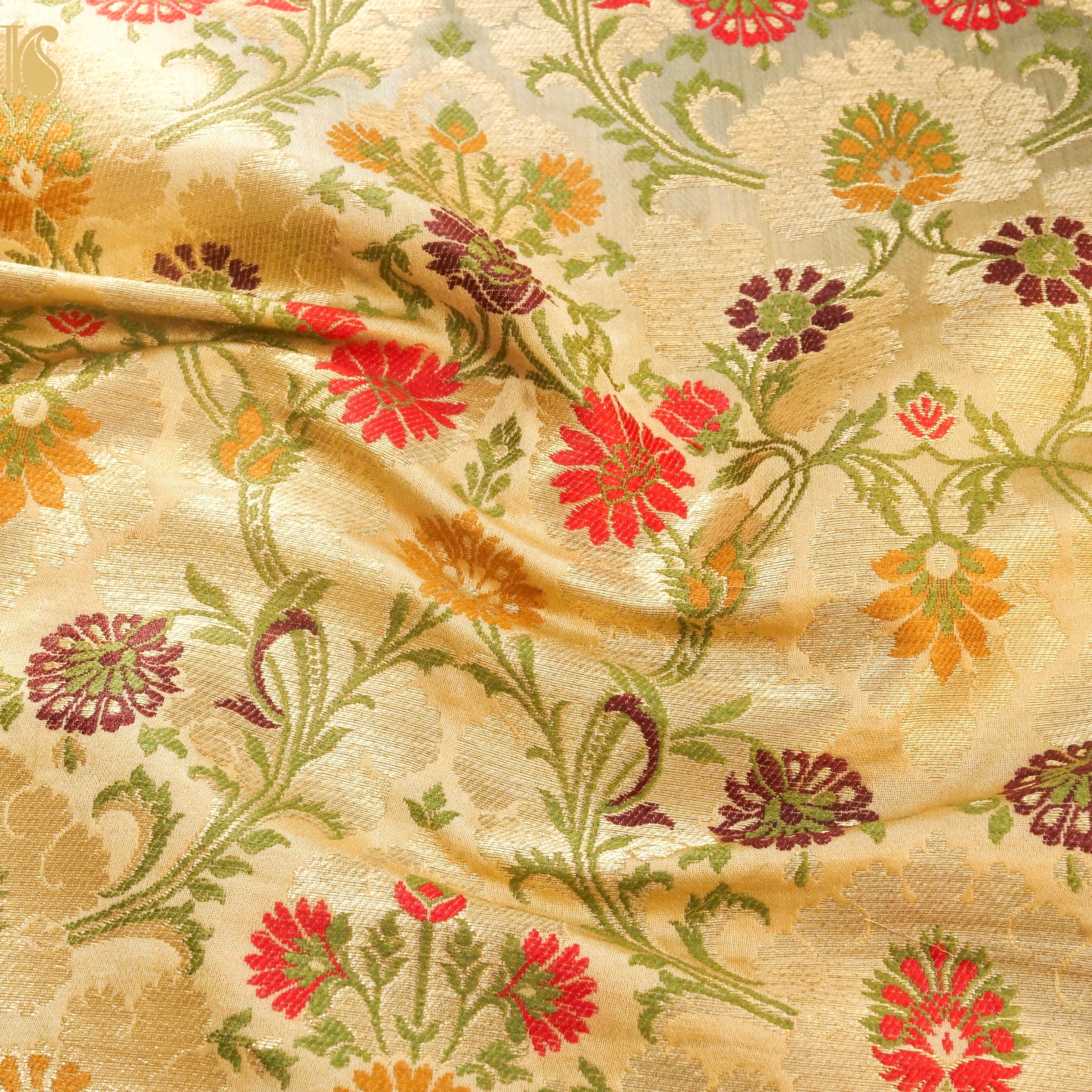Kinkhab / Kimkhab Roya Brocade Banarasi Fabric