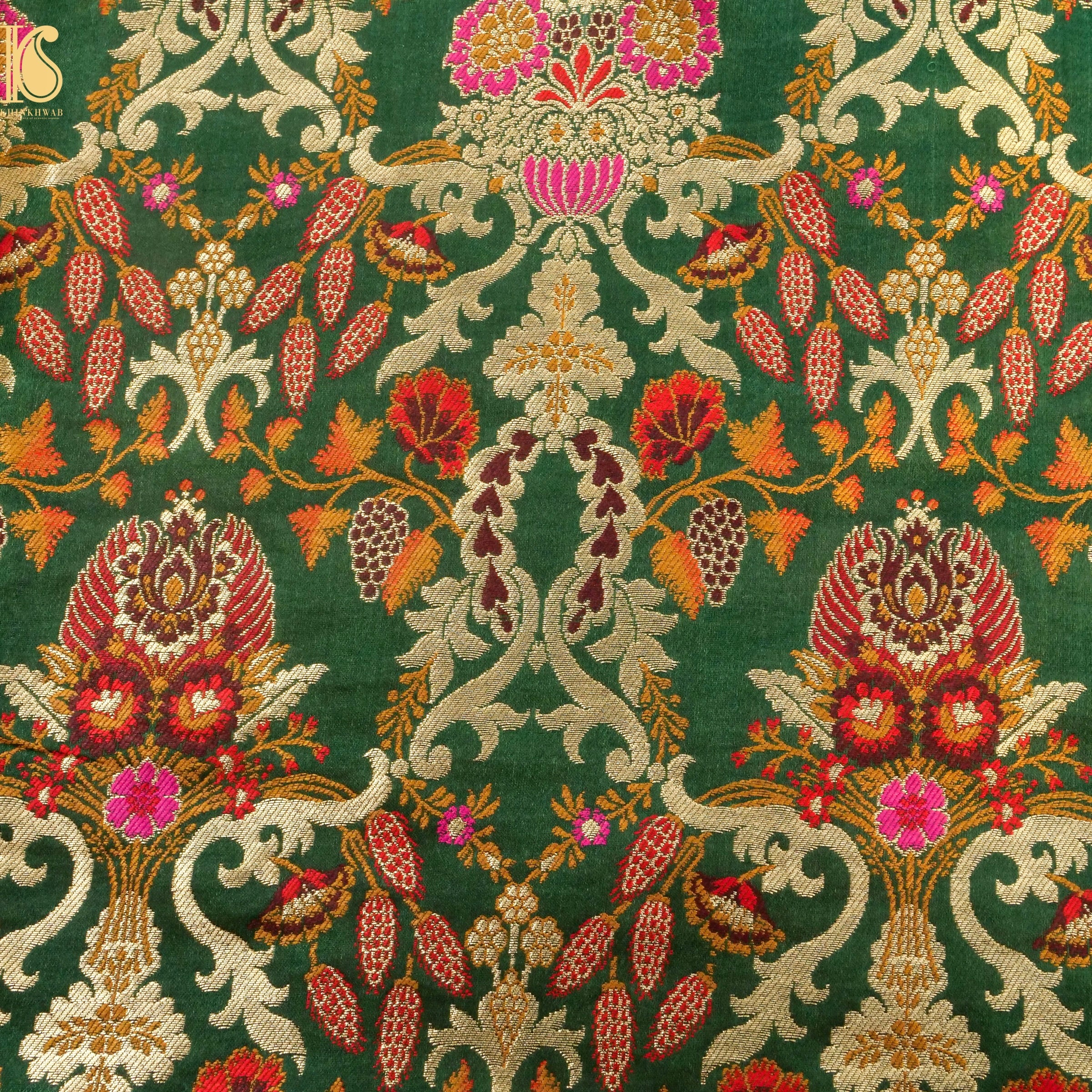 Kinkhab / Kimkhab Zarina Brocade Banarasi Fabric