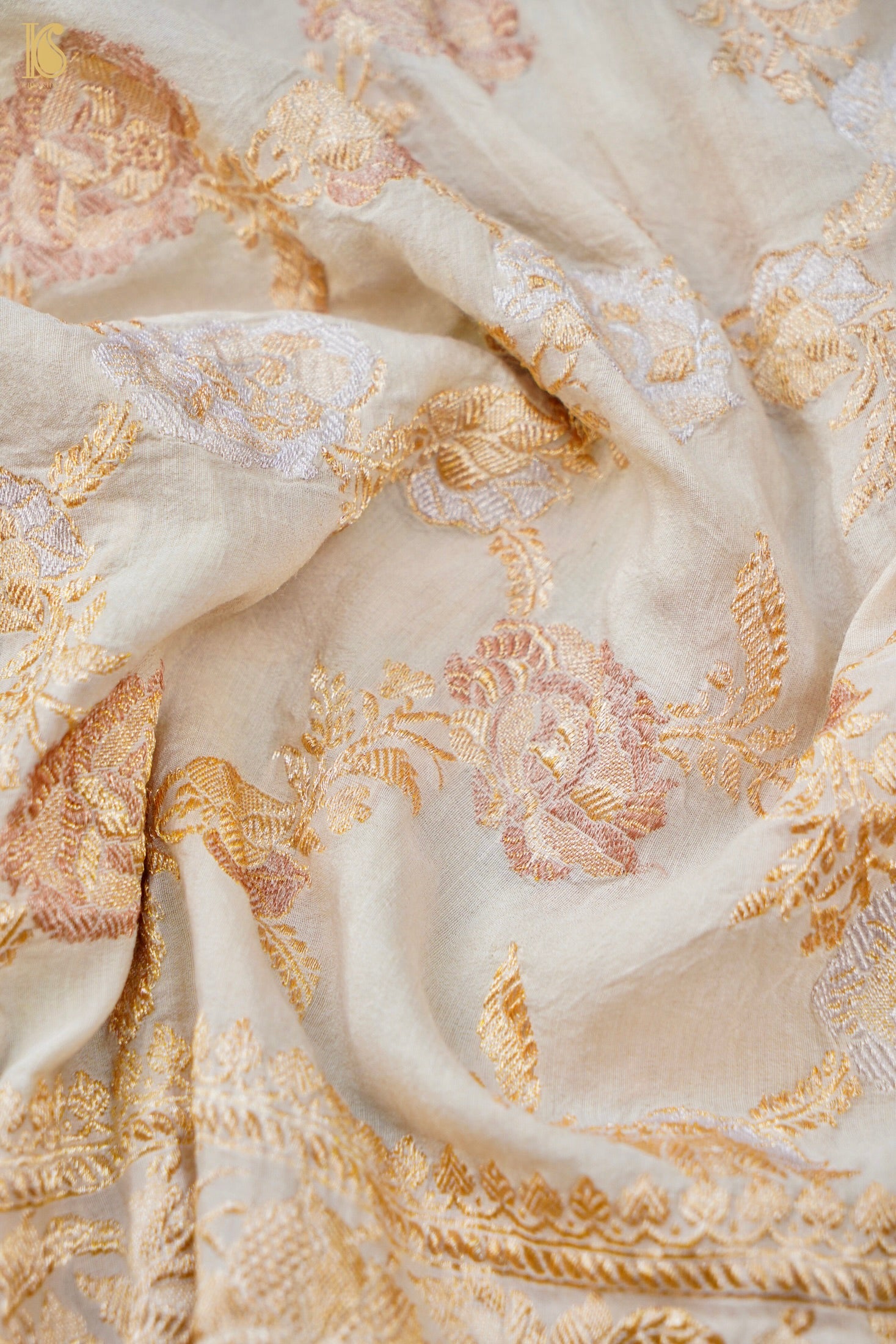 Handloom Moonga Silk Banarasi Kadwa Dupatta