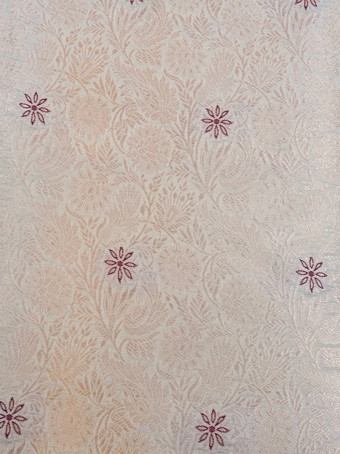 Handloom Pure Brocade Banarasi Fabric