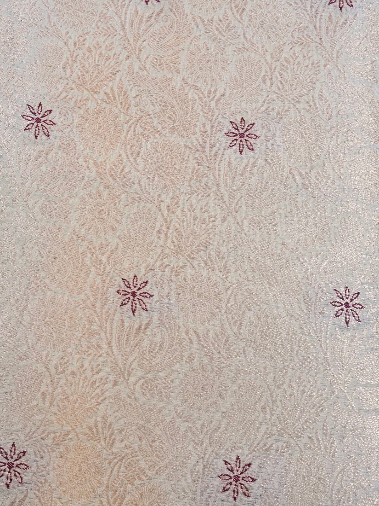 Handloom Pure Brocade Banarasi Fabric