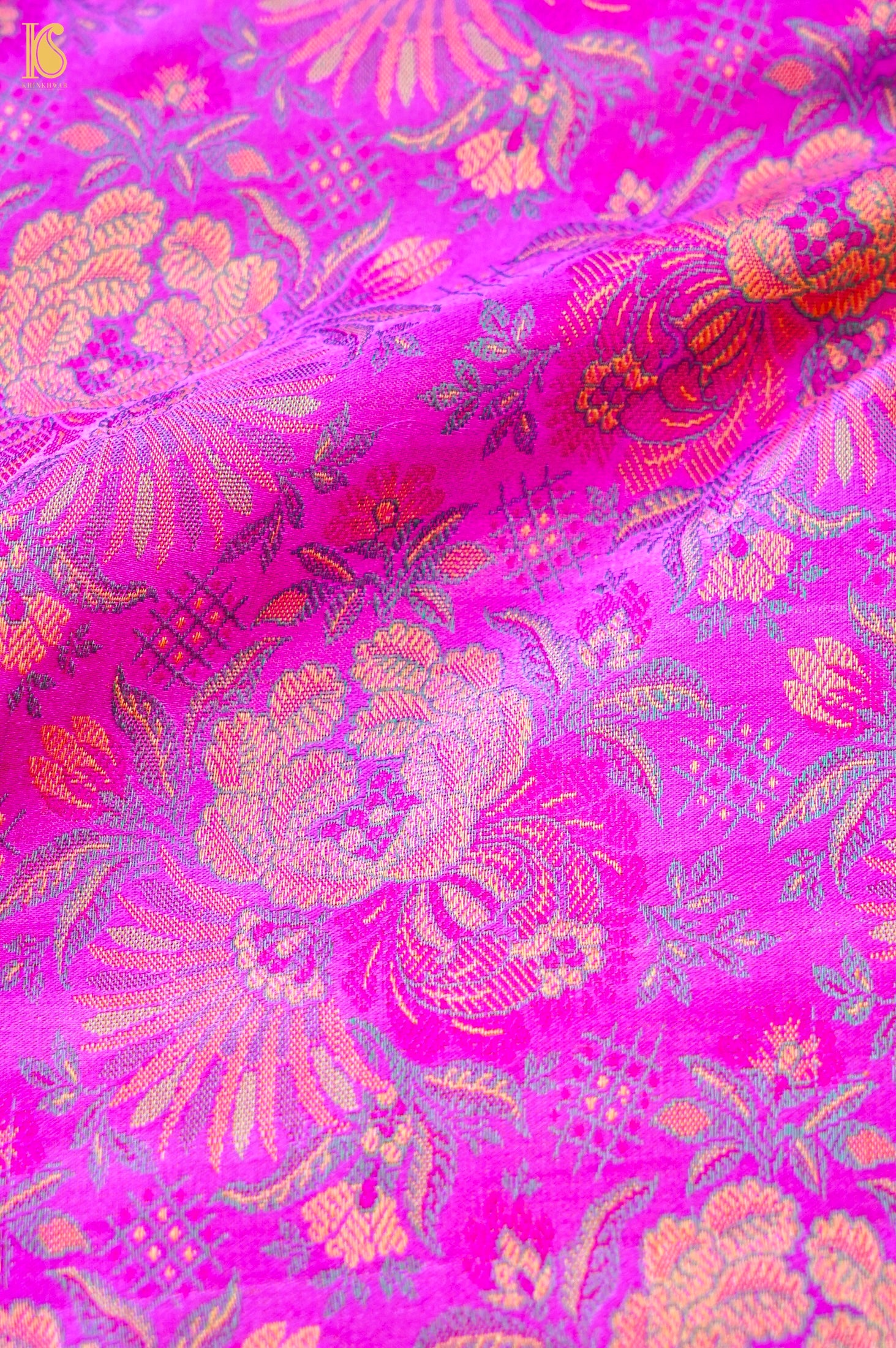 Handloom Banarasi Juhi Tanchoi Silk Fabric