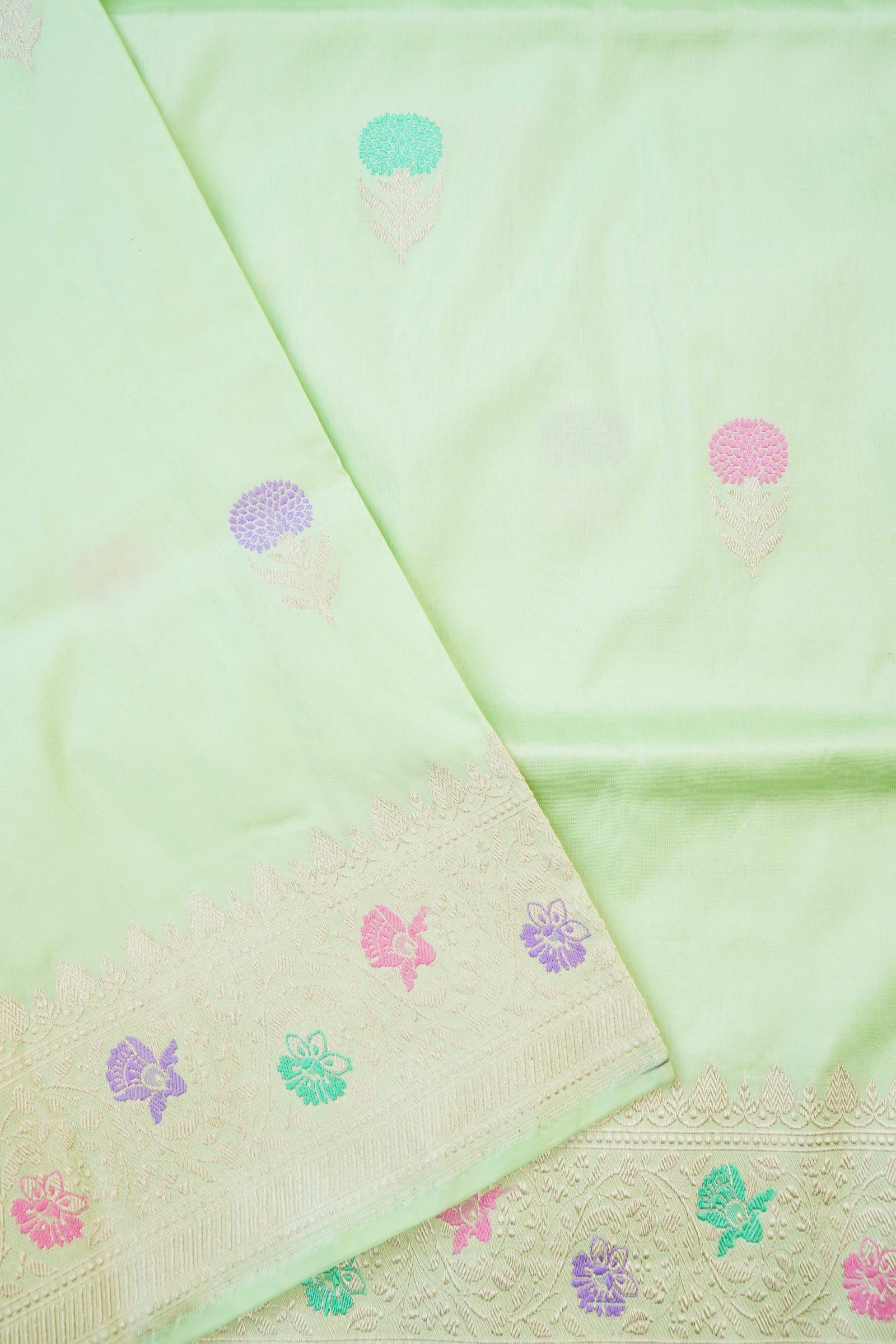 Handloom Banarasi Pure Katan Silk Kadwa Saree