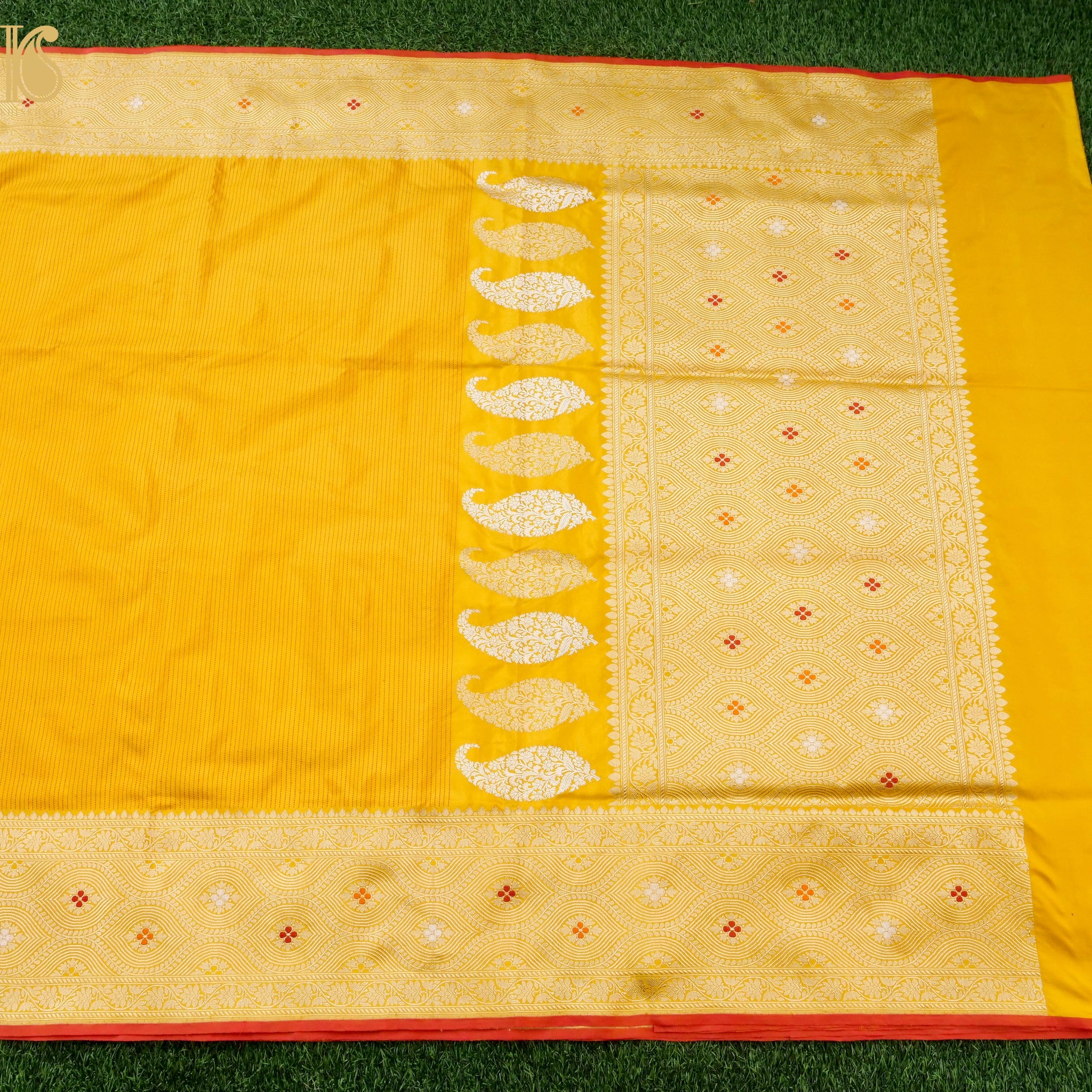 Handloom Banarasi Pure Katan Silk Kadwa Saree