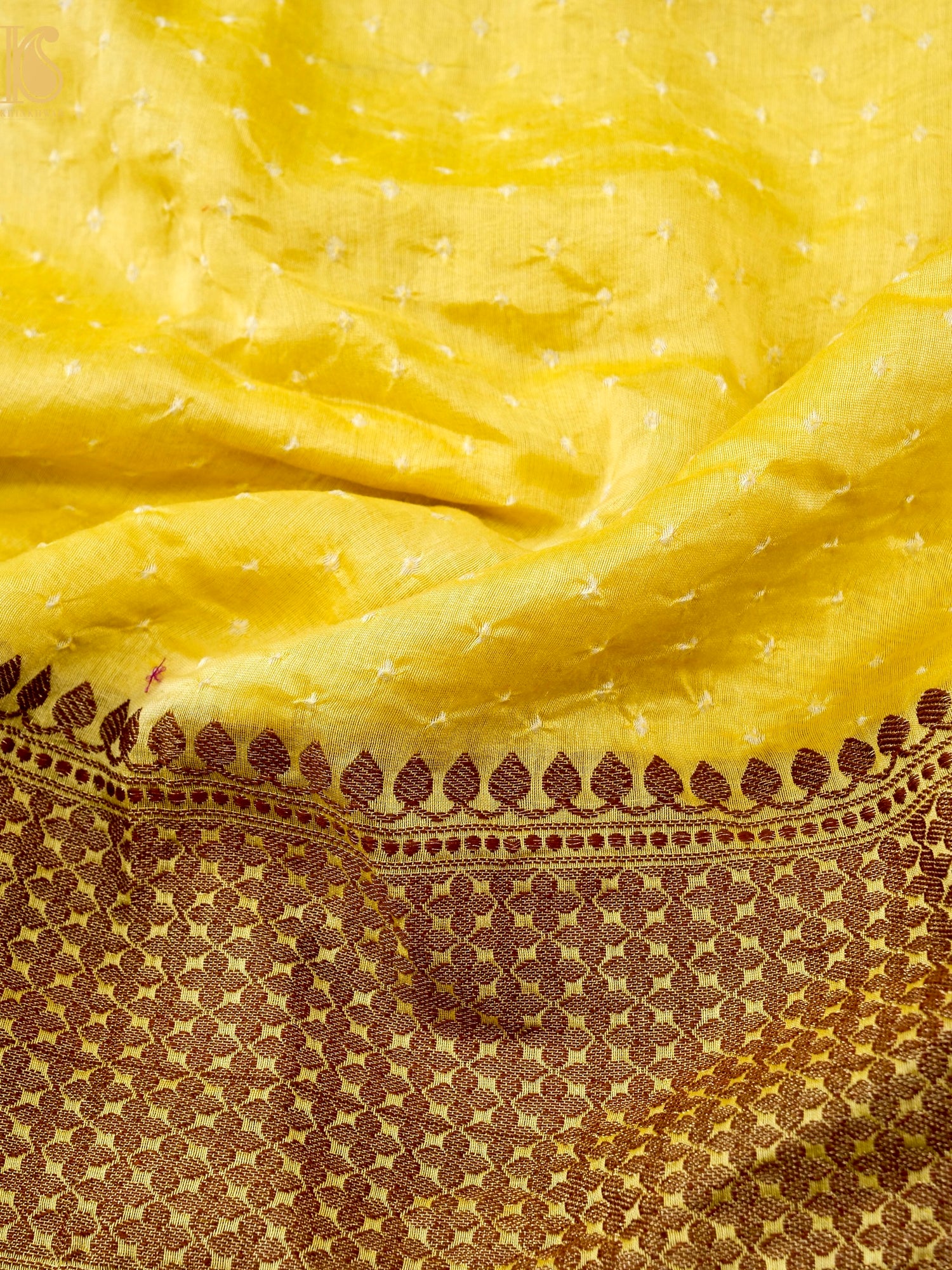 Pure Cotton Bandhani Banarasi Saree