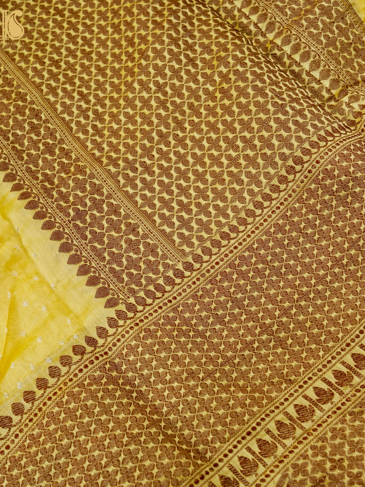 Pure Cotton Bandhani Banarasi Saree