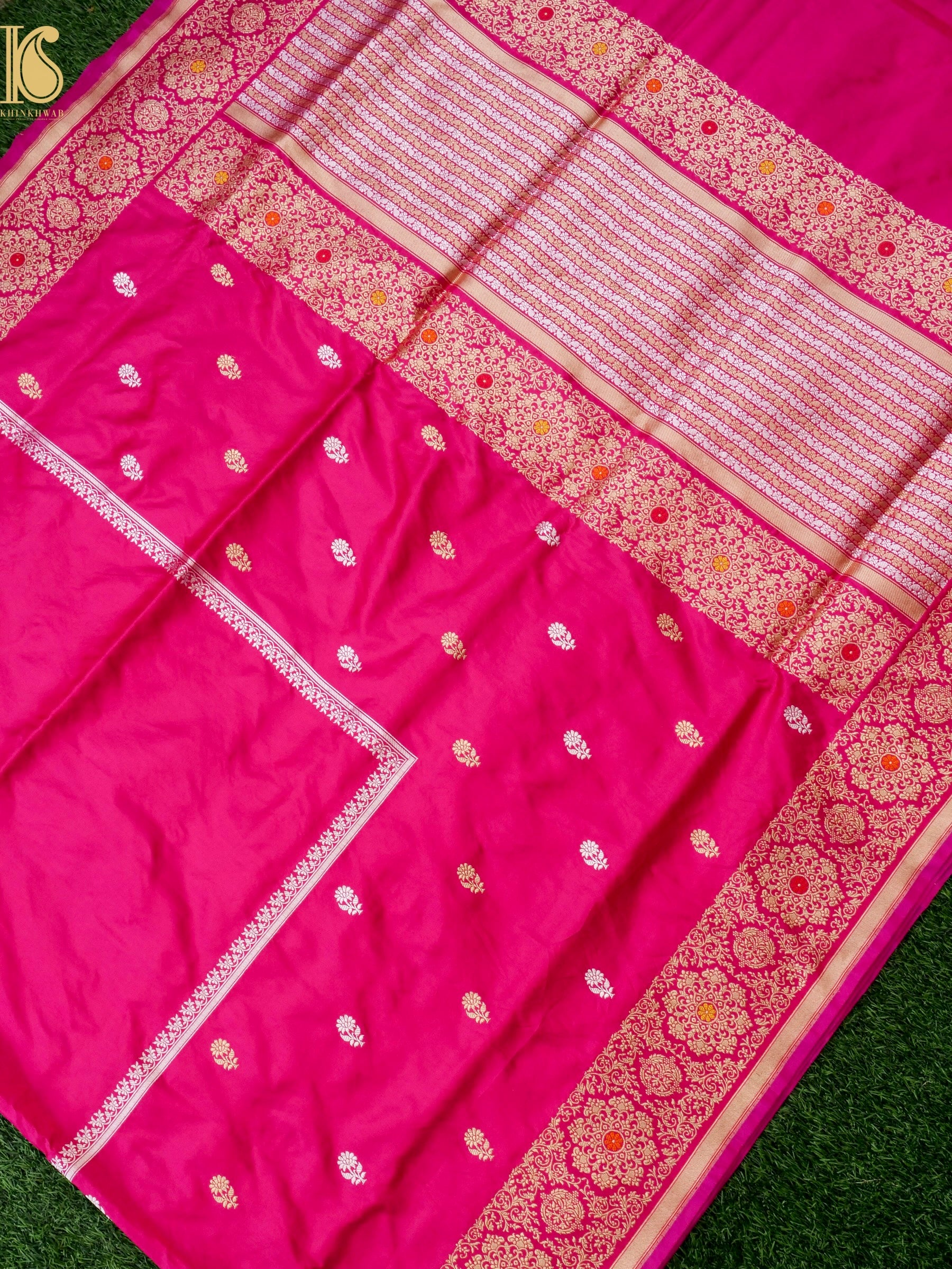 Handloom Banarasi Pure Katan Silk Kadwa Saree