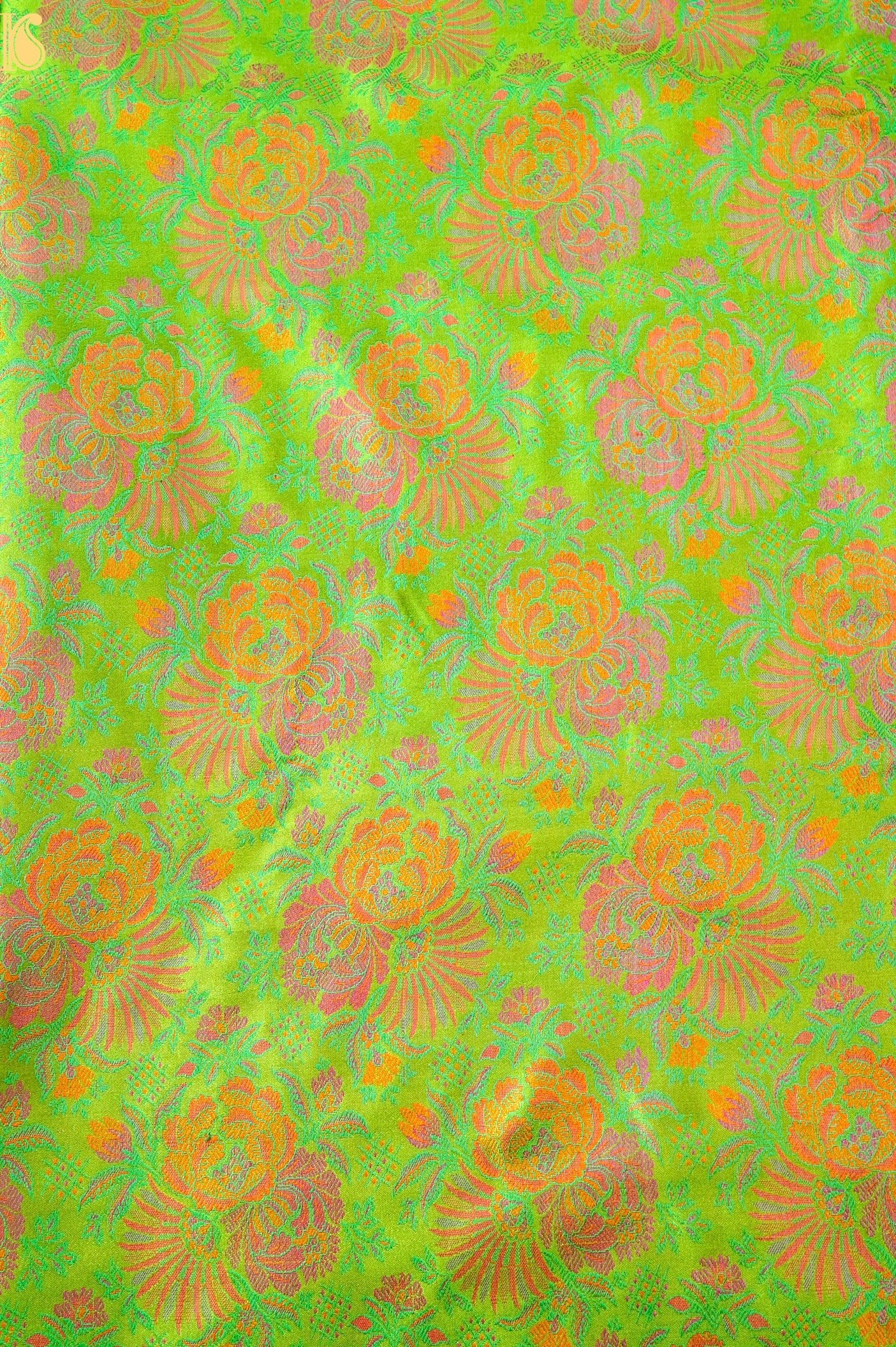 Handloom Banarasi Juhi Tanchoi Silk Fabric