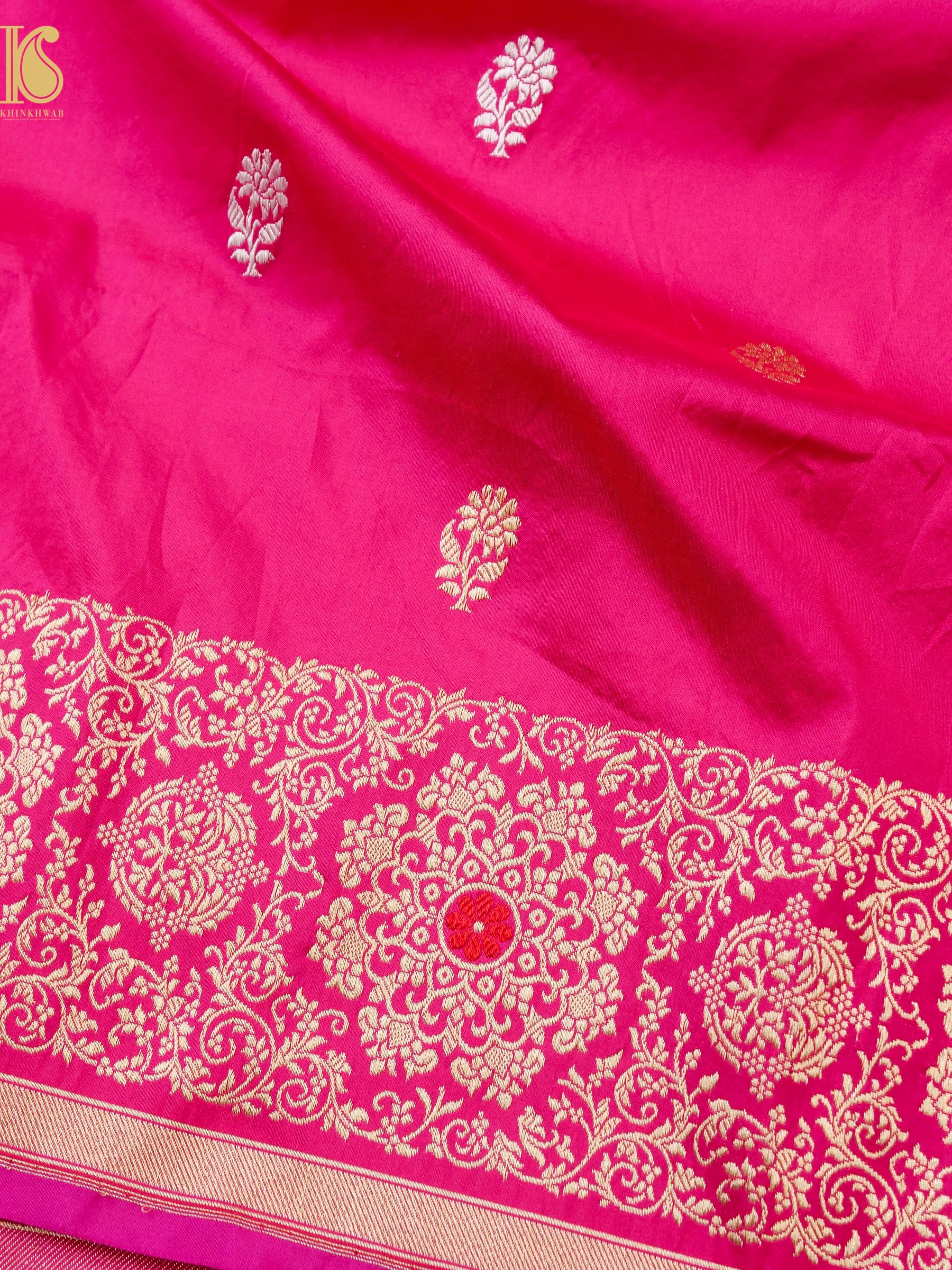 Handloom Banarasi Pure Katan Silk Kadwa Saree
