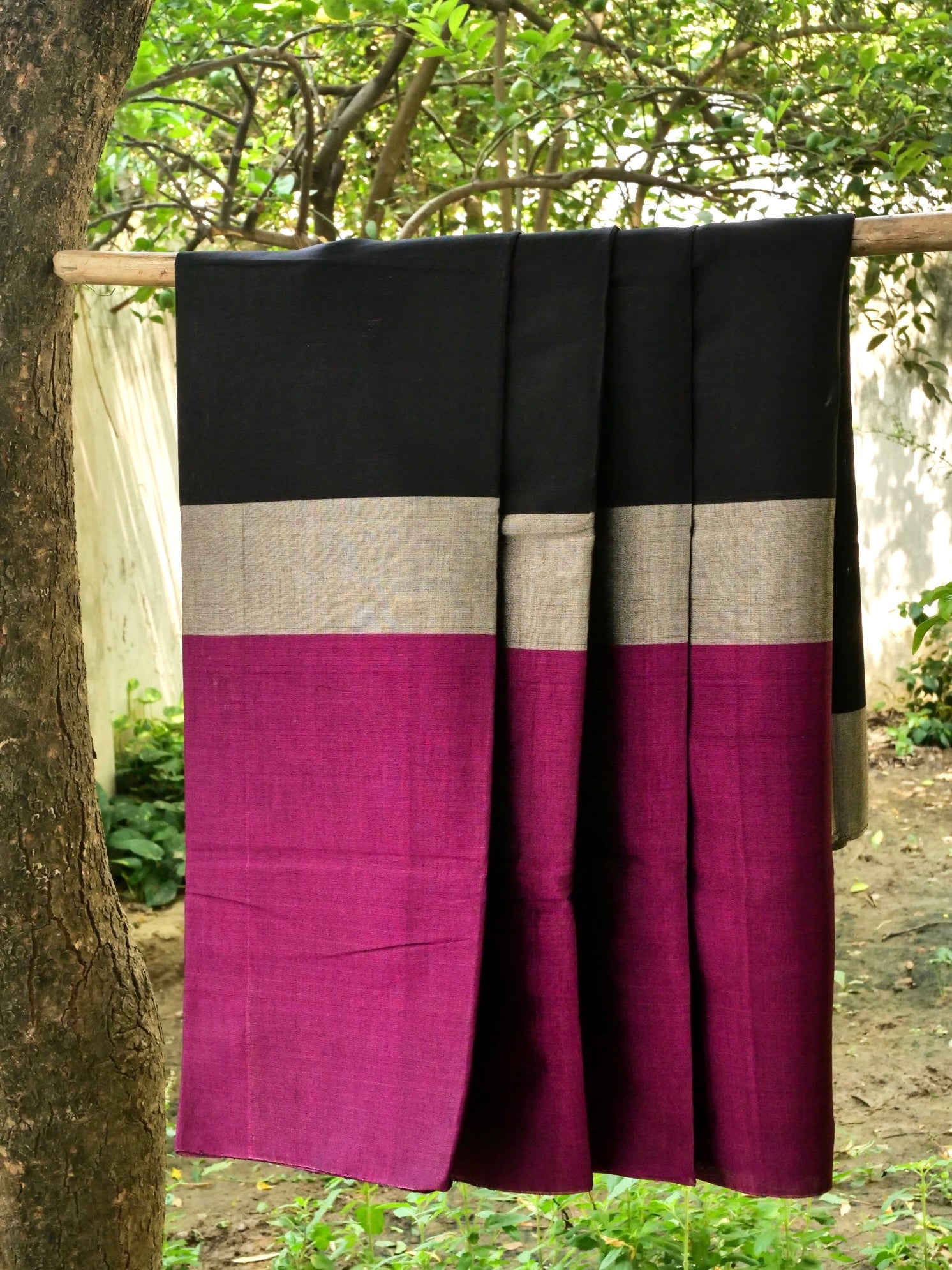 Chanderi Tissue Silk Handwoven Saree