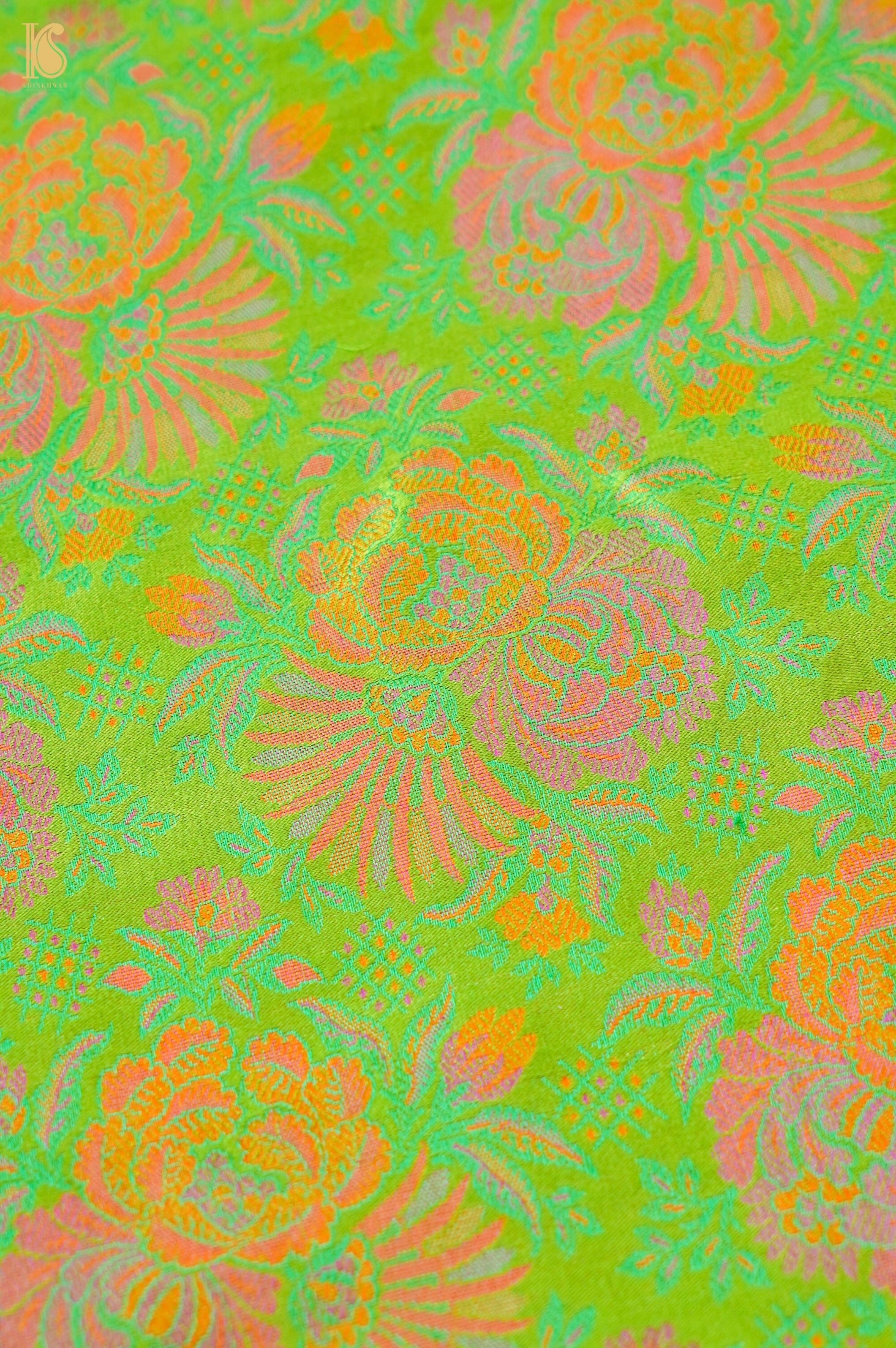 Handloom Banarasi Juhi Tanchoi Silk Fabric