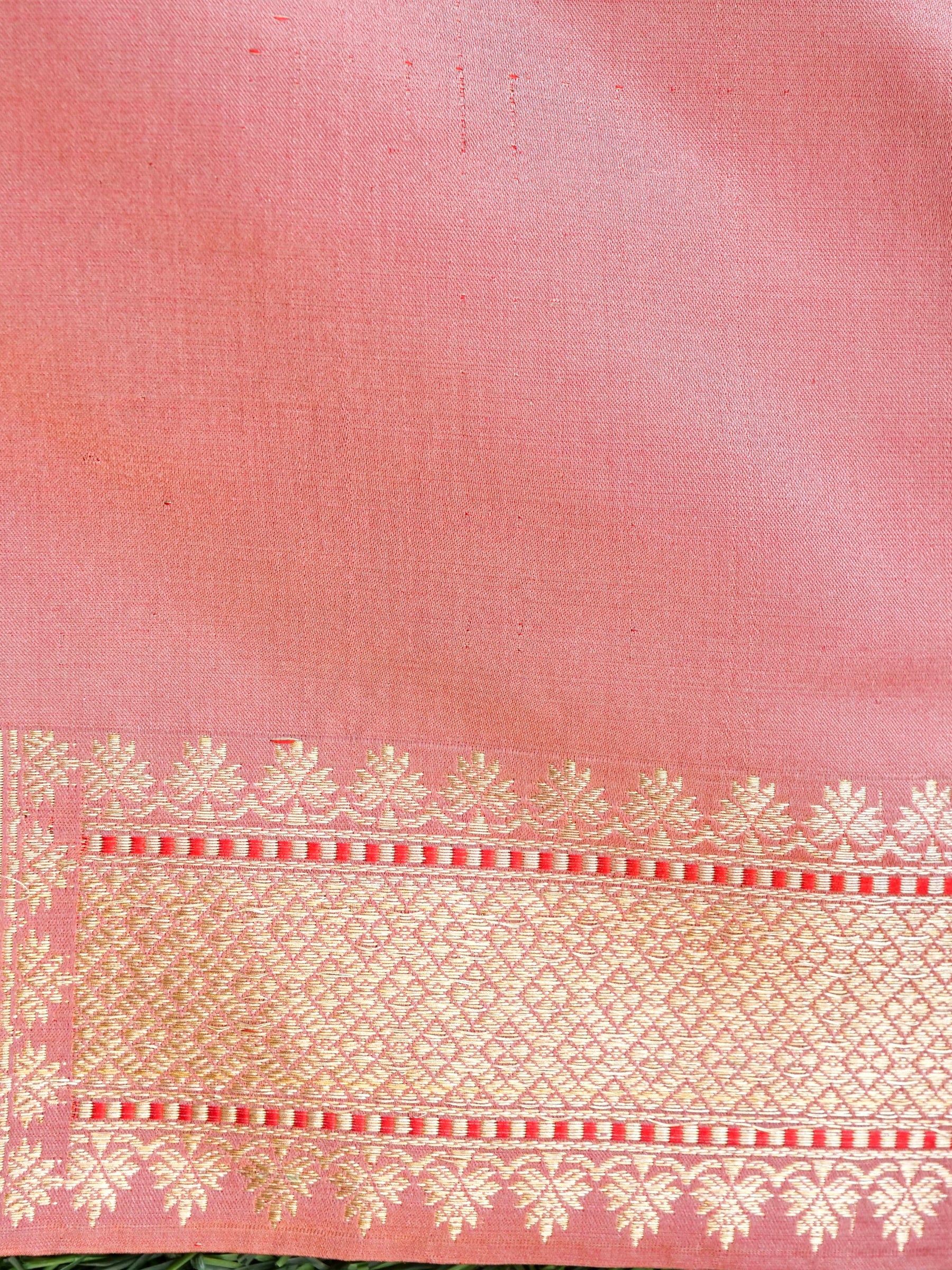 Handwoven Pure Mashru Satin Silk Tanchoi Banarasi Saree - Khinkhwab
