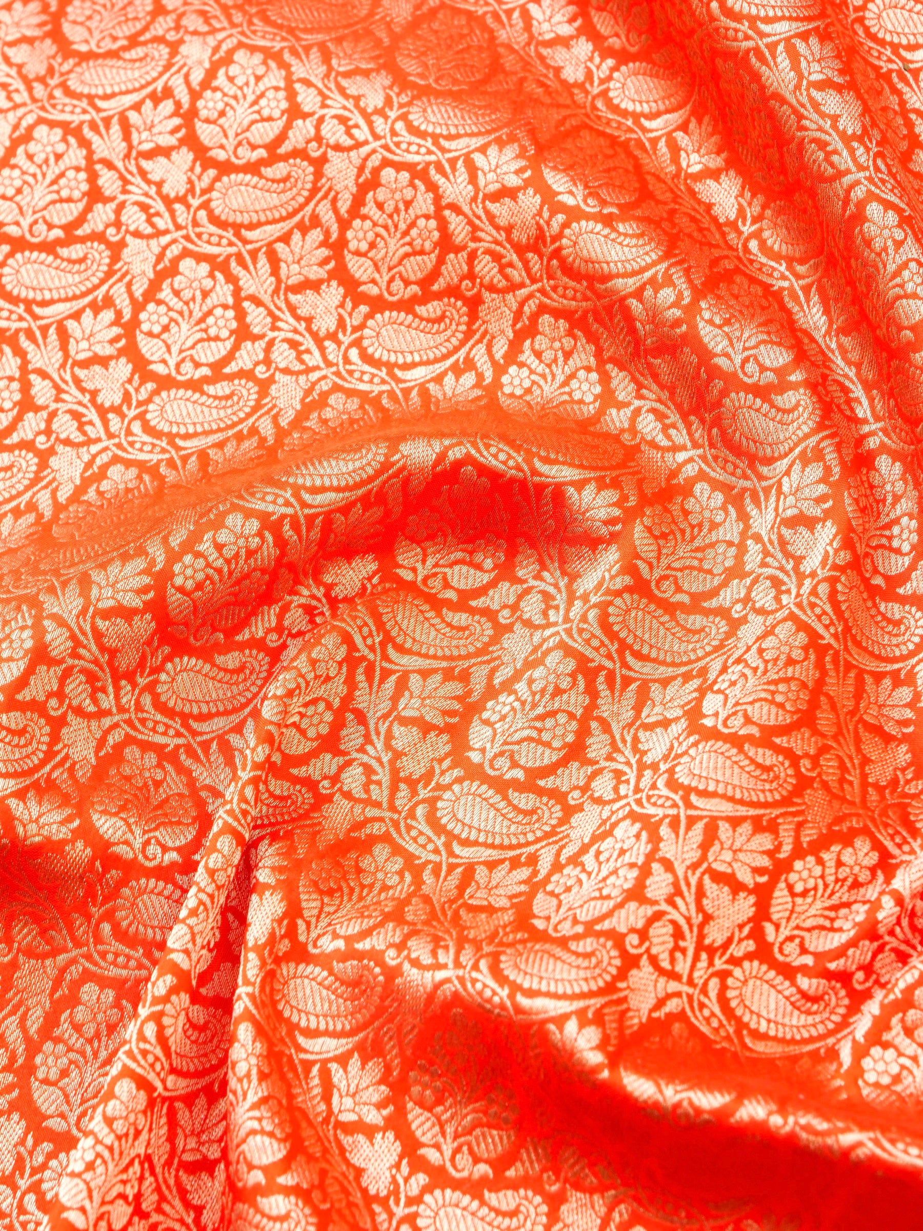 Handloom Banarasi Katan Silk Zari Tanchoi Saree - Khinkhwab