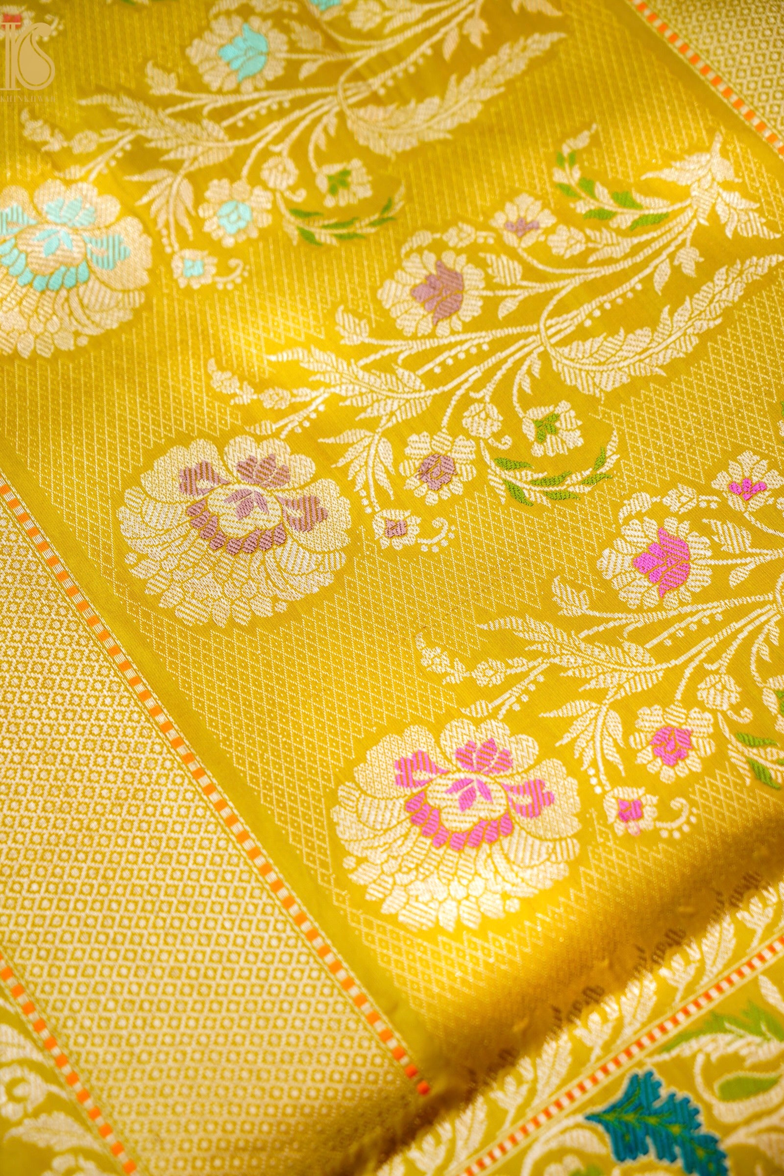 Handloom Banarasi Pure Katan Silk Kadwa Saree