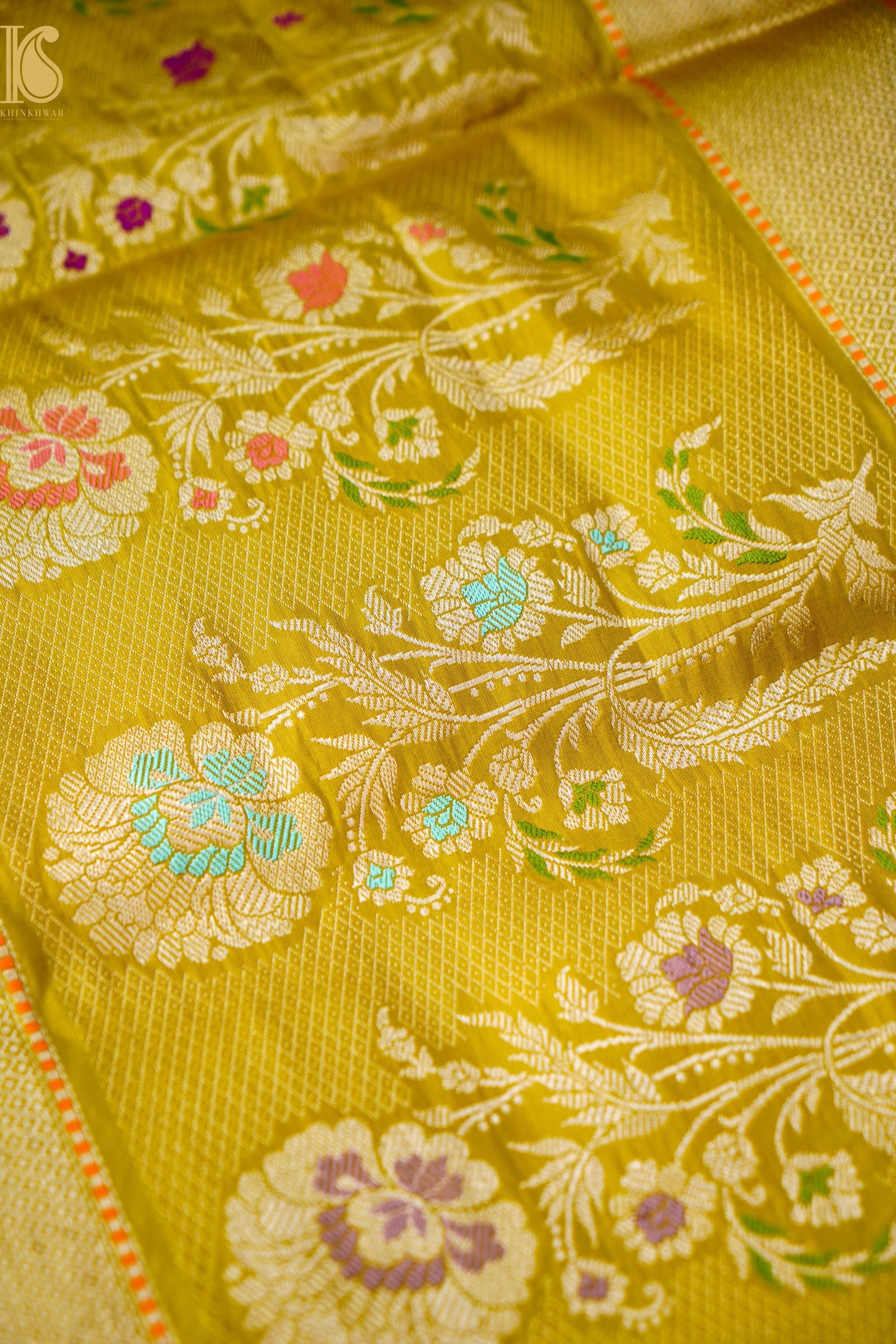 Handloom Banarasi Pure Katan Silk Kadwa Saree