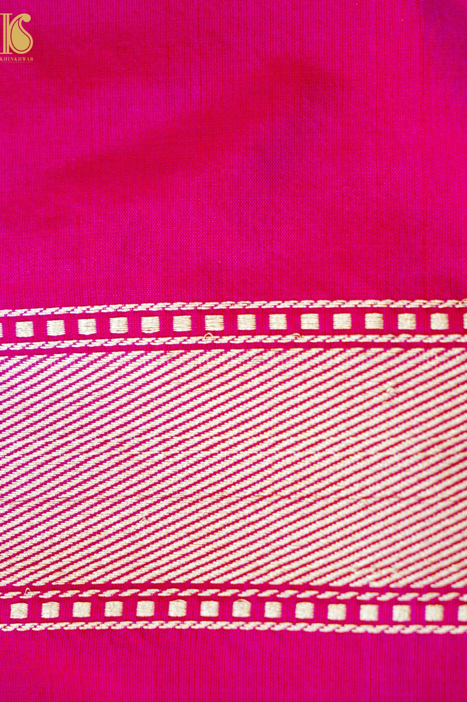 Handloom Banarasi Pure Katan Silk Kadwa Saree