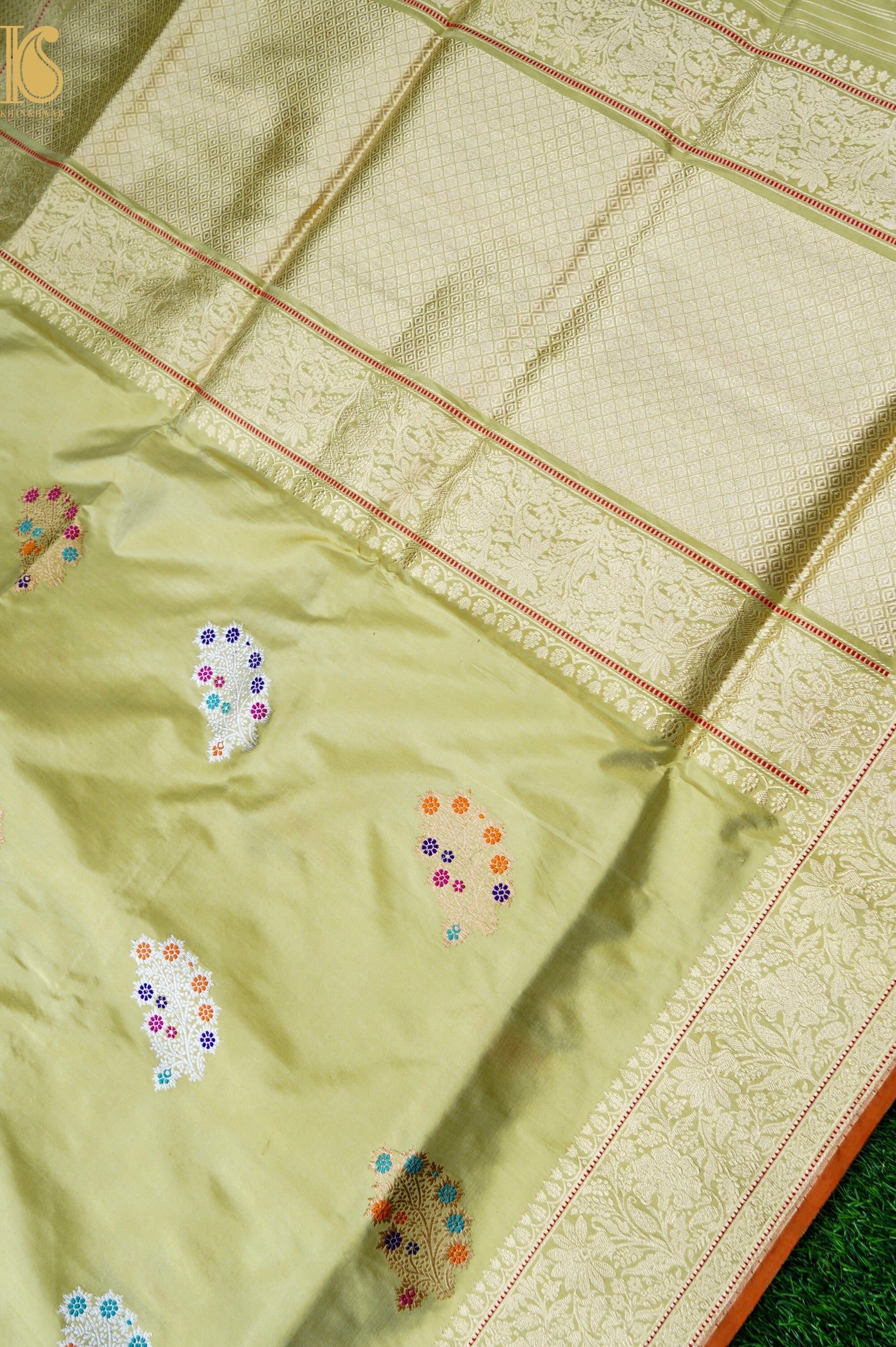 Handloom Banarasi Pure Katan Silk Kadwa Saree