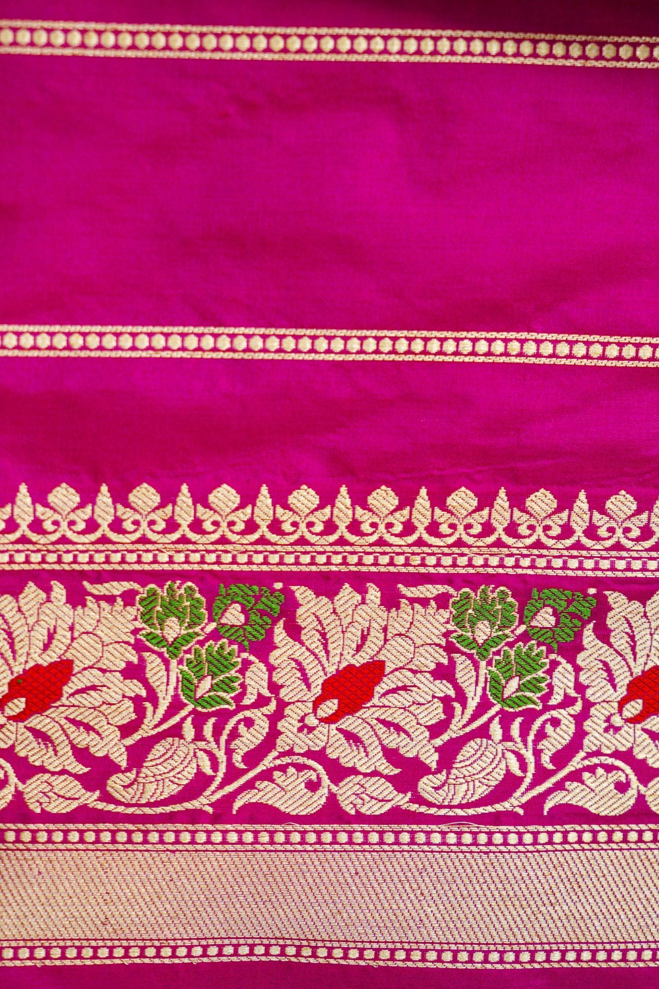 Handloom Banarasi Pure Katan Silk Kadwa Saree