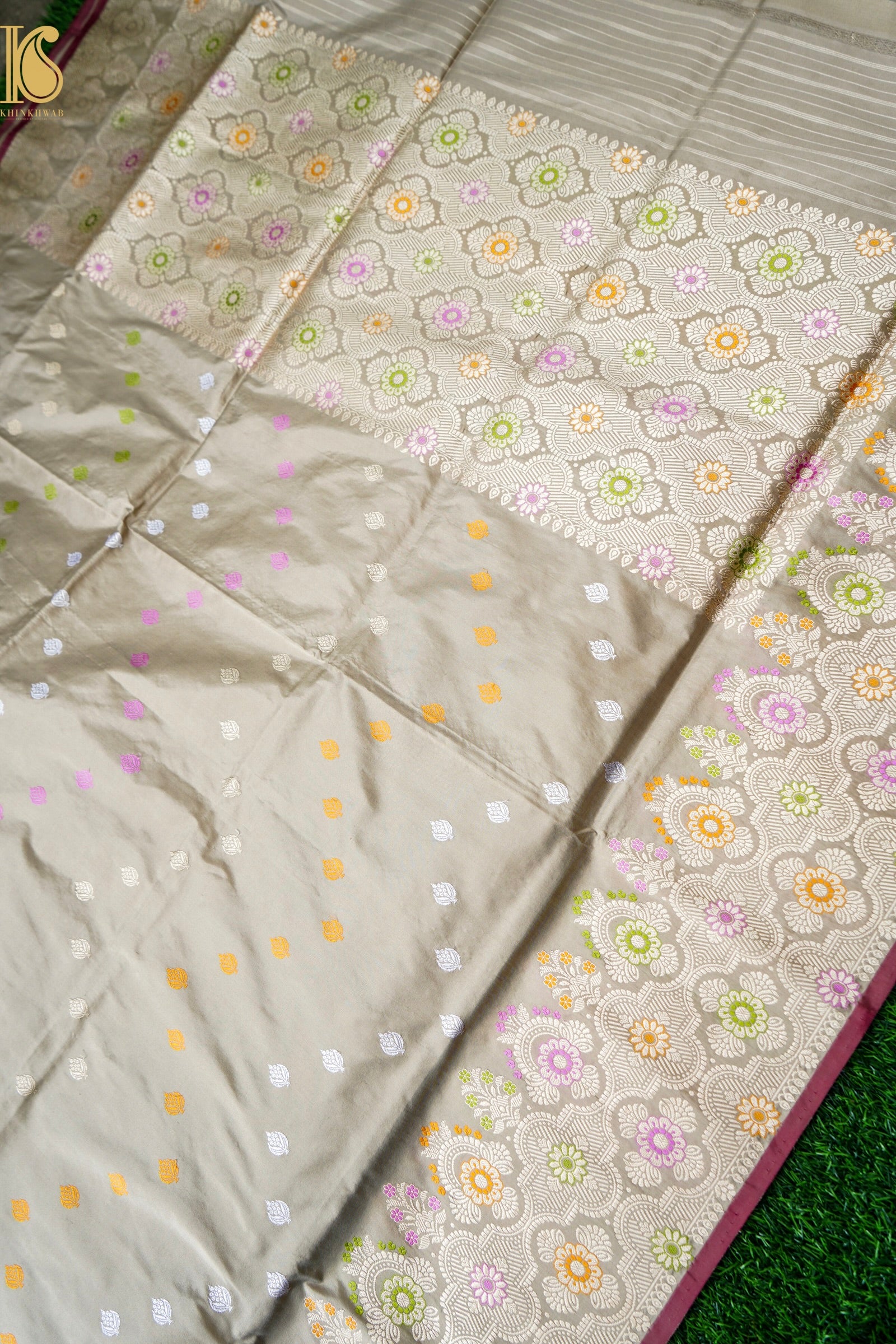 Handloom Banarasi Pure Katan Silk Kadwa Saree