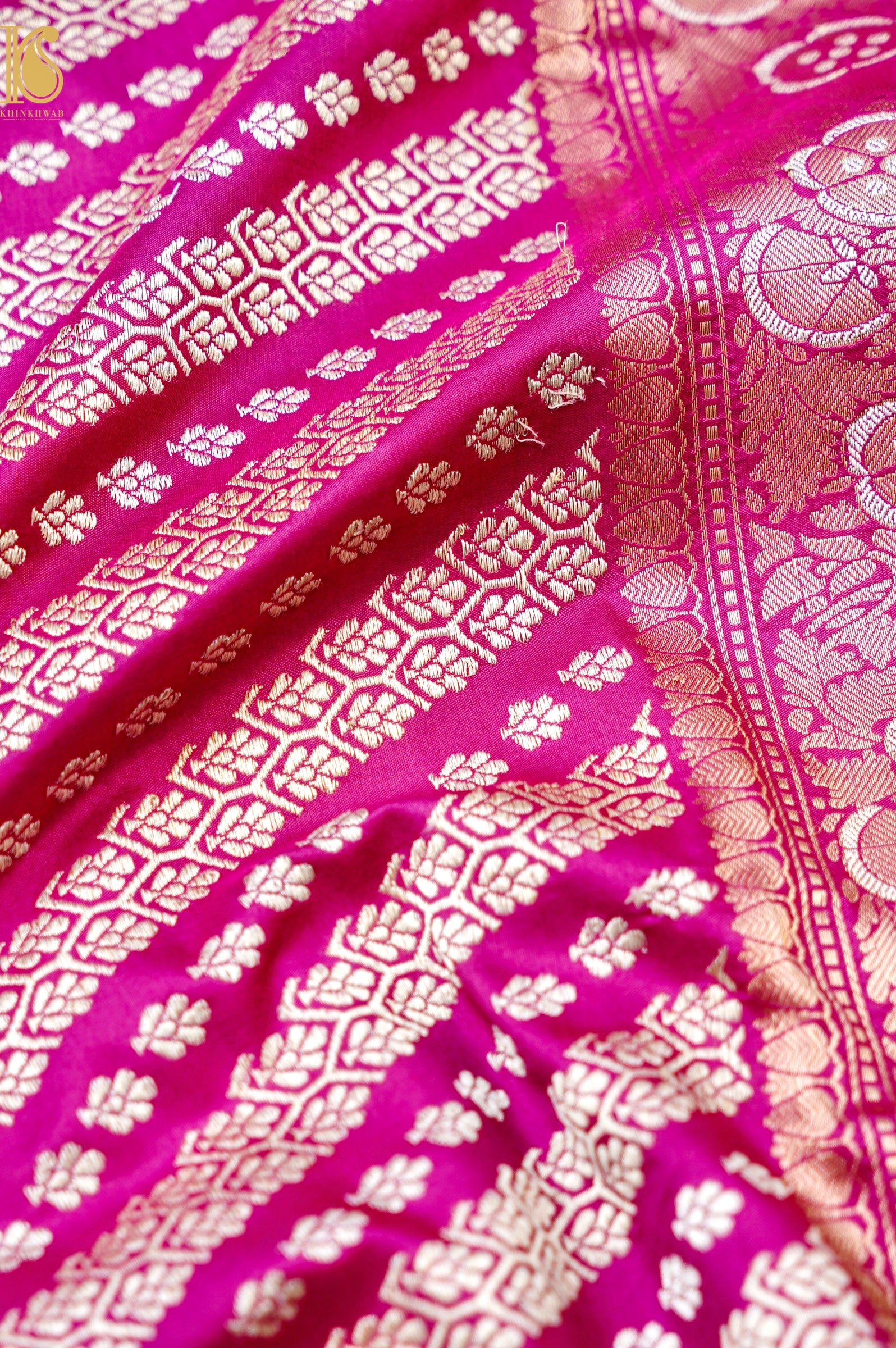 Banarasi Handloom Pure Katan Silk Kadwa Saree