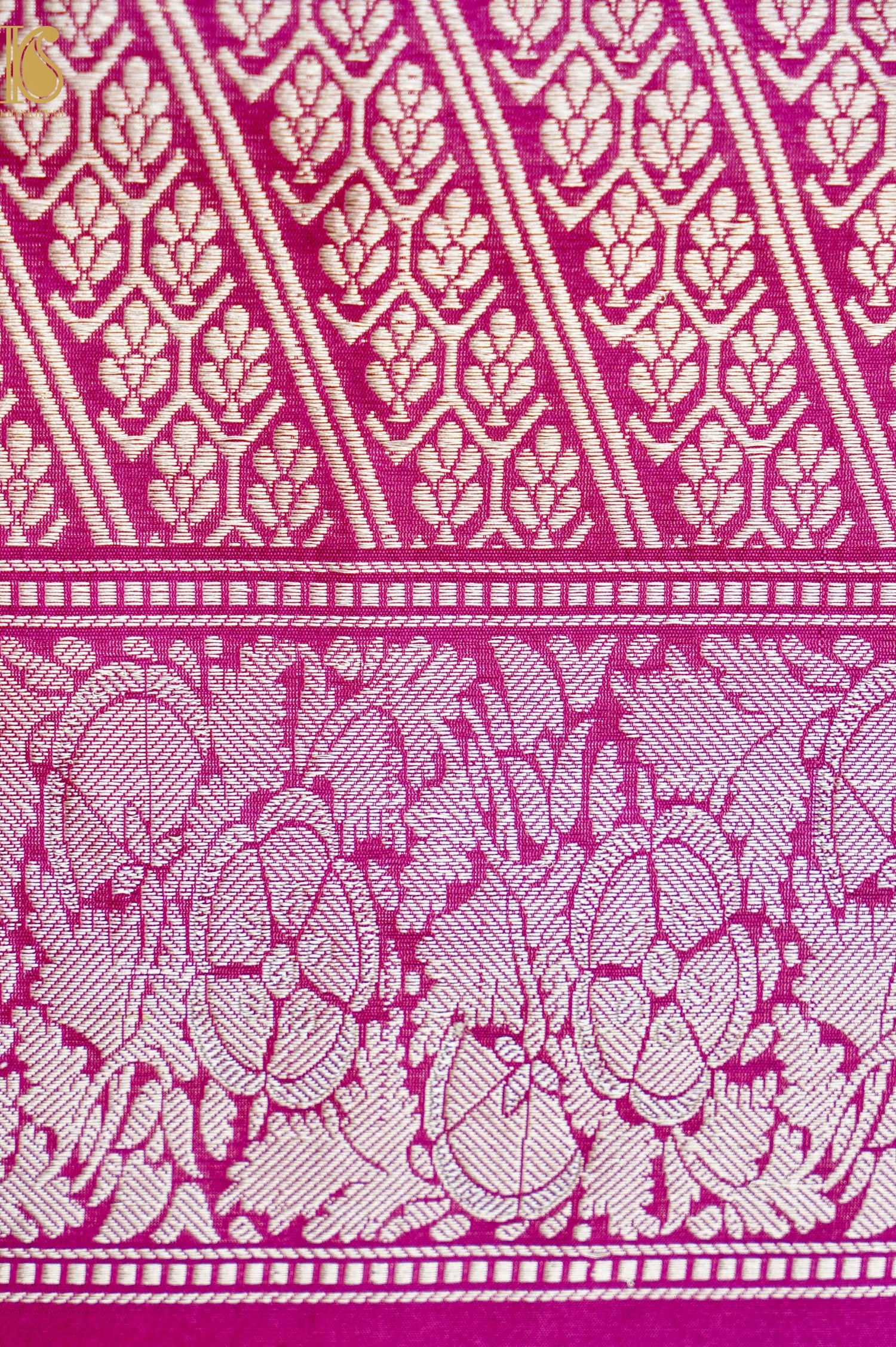 Banarasi Handloom Pure Katan Silk Kadwa Saree