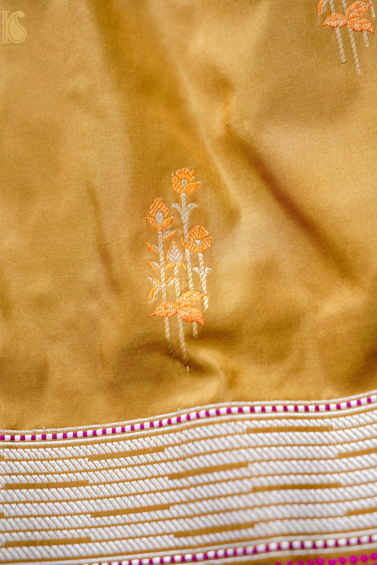 Handloom Banarasi Pure Katan Silk Kadwa Saree