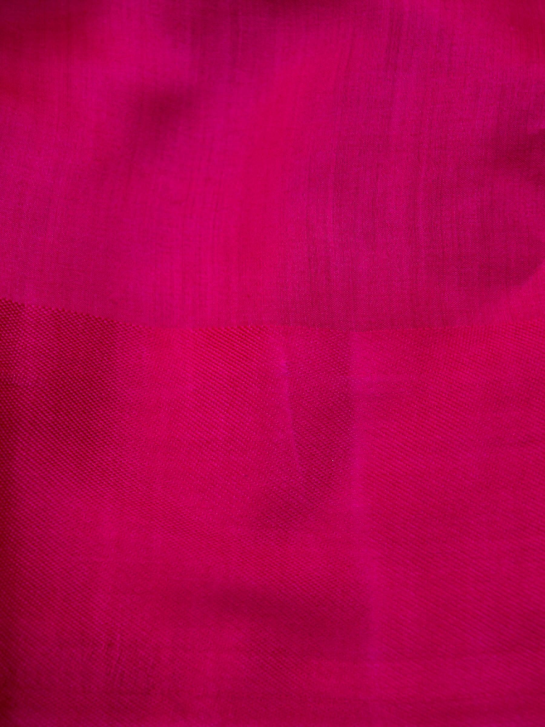 Handloom Kora Silk Banarasi Striped Saree in Pink - Khinkhwab