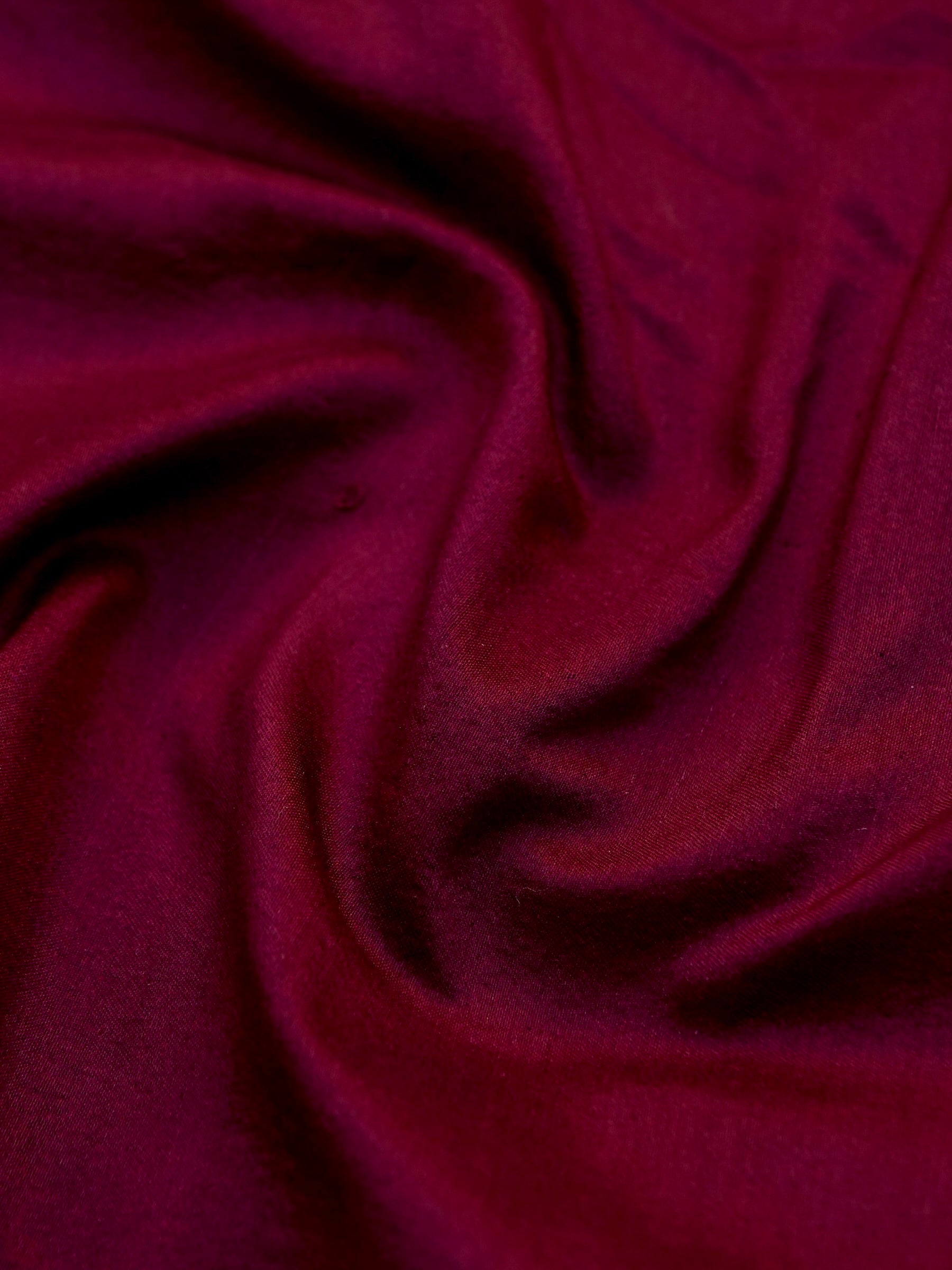 Handwoven Pure Mashru Silk Banarasi Saree in Wine - Khinkhwab