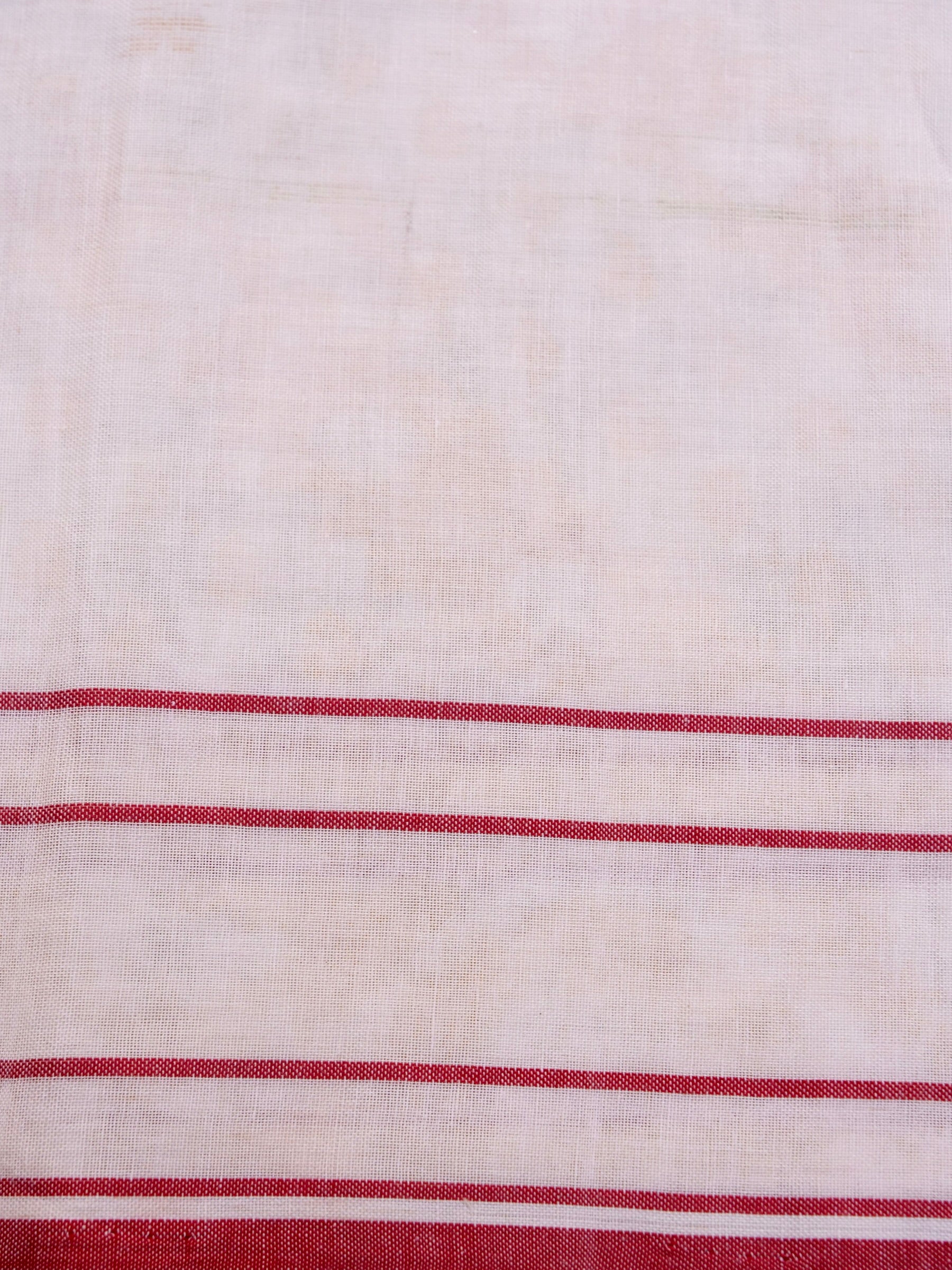 Banarasi Cotton Handloom Jamdani Ektara Saree in White - Khinkhwab