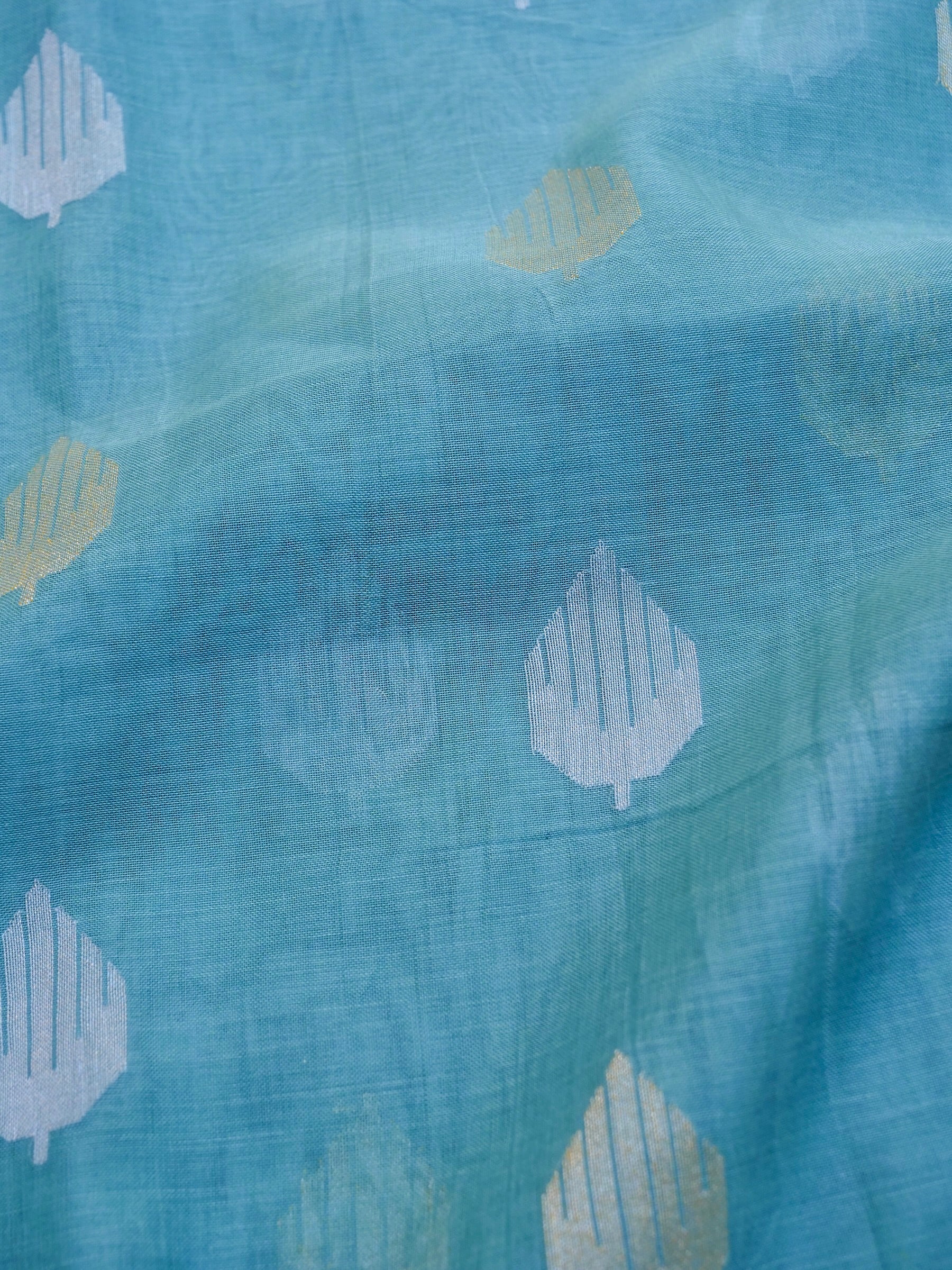 Banarasi Cotton Handloom Kadwa Ektara Saree - Khinkhwab