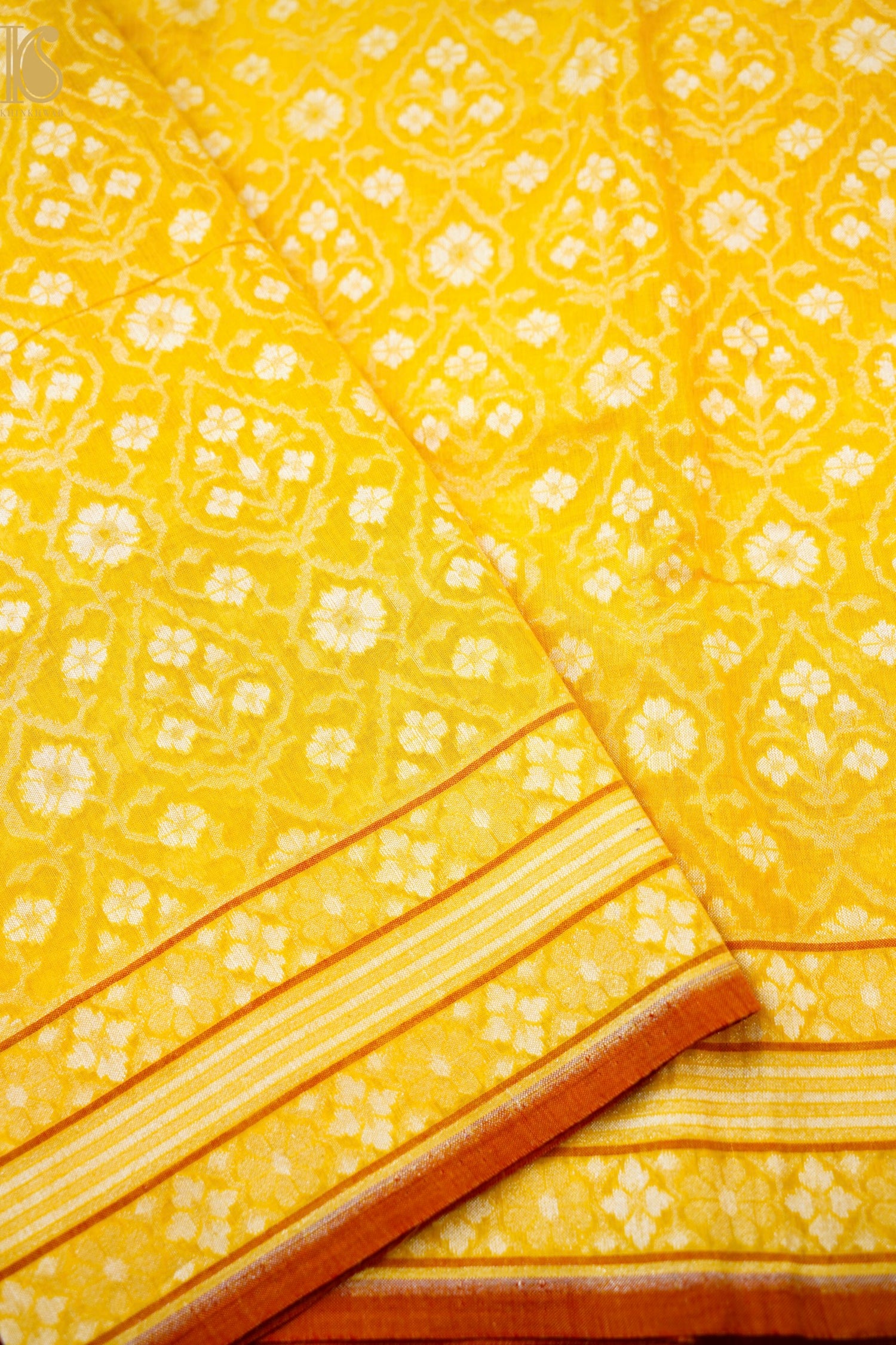 Banarasi Cotton Handloom Jamdani Ektara Saree