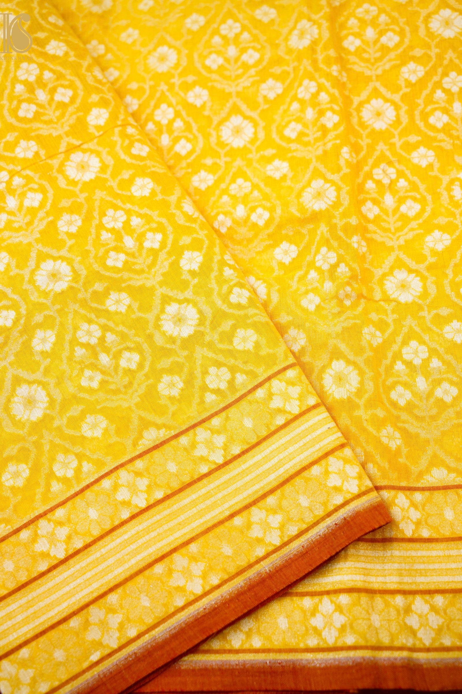 Banarasi Cotton Handloom Jamdani Ektara Saree