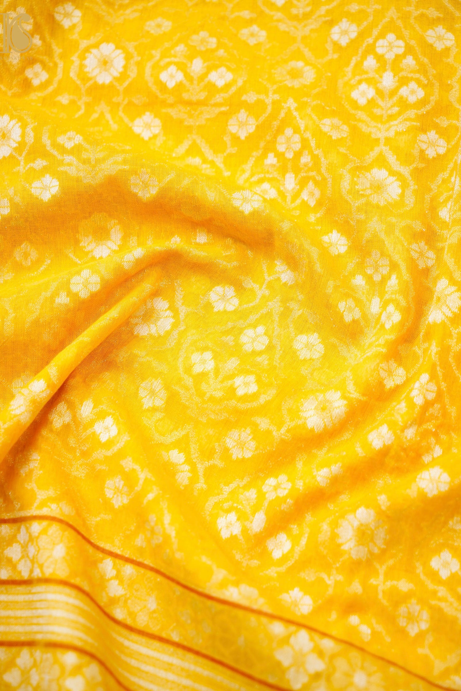 Banarasi Cotton Handloom Jamdani Ektara Saree