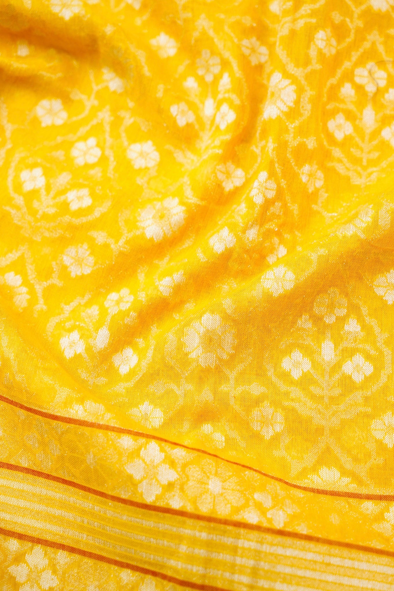 Banarasi Cotton Handloom Jamdani Ektara Saree