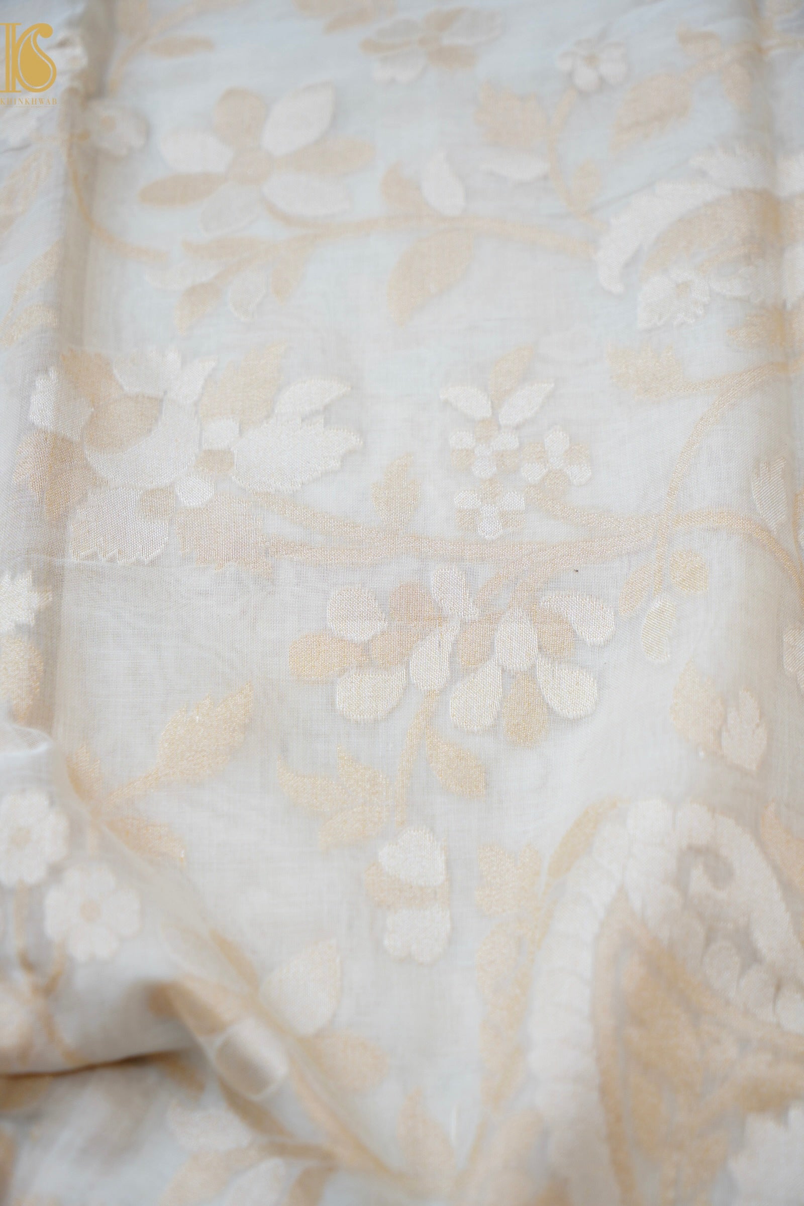 Banarasi Cotton Handloom Jamdani Ektara Saree