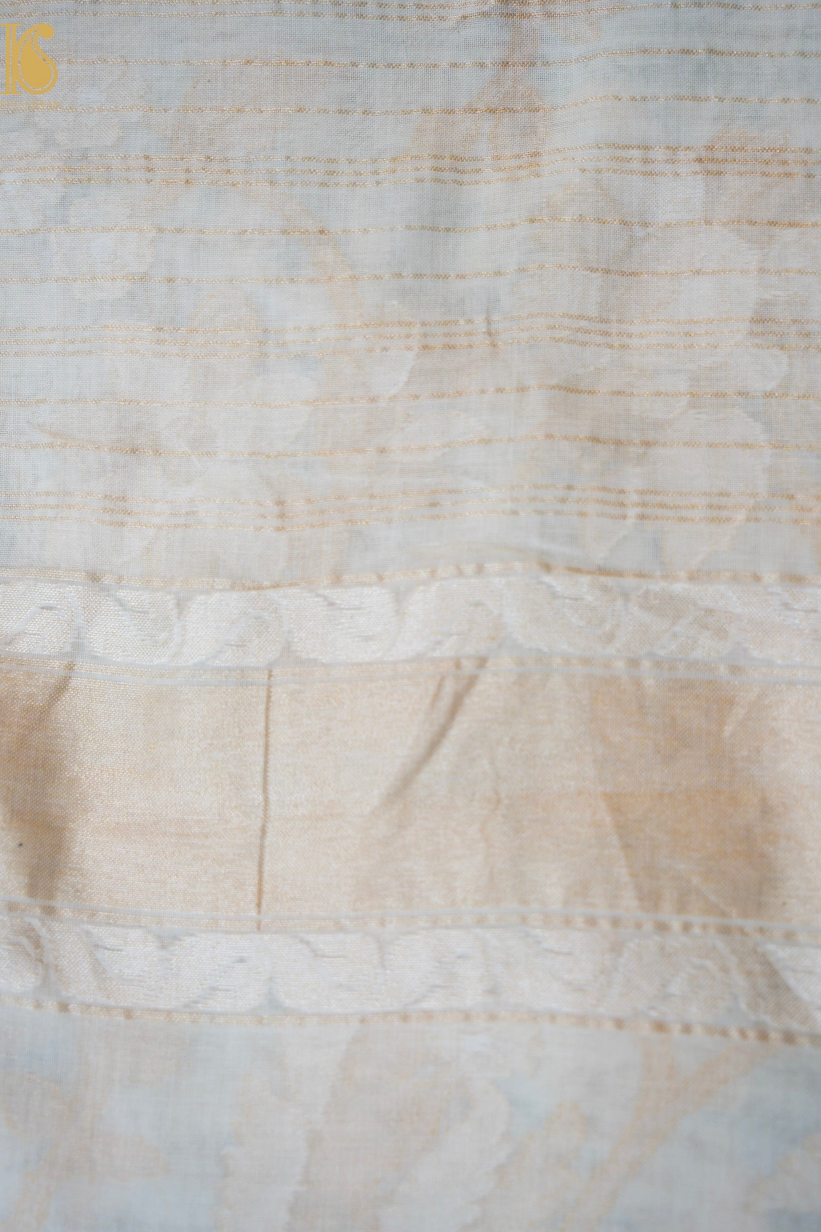 Banarasi Cotton Handloom Jamdani Ektara Saree