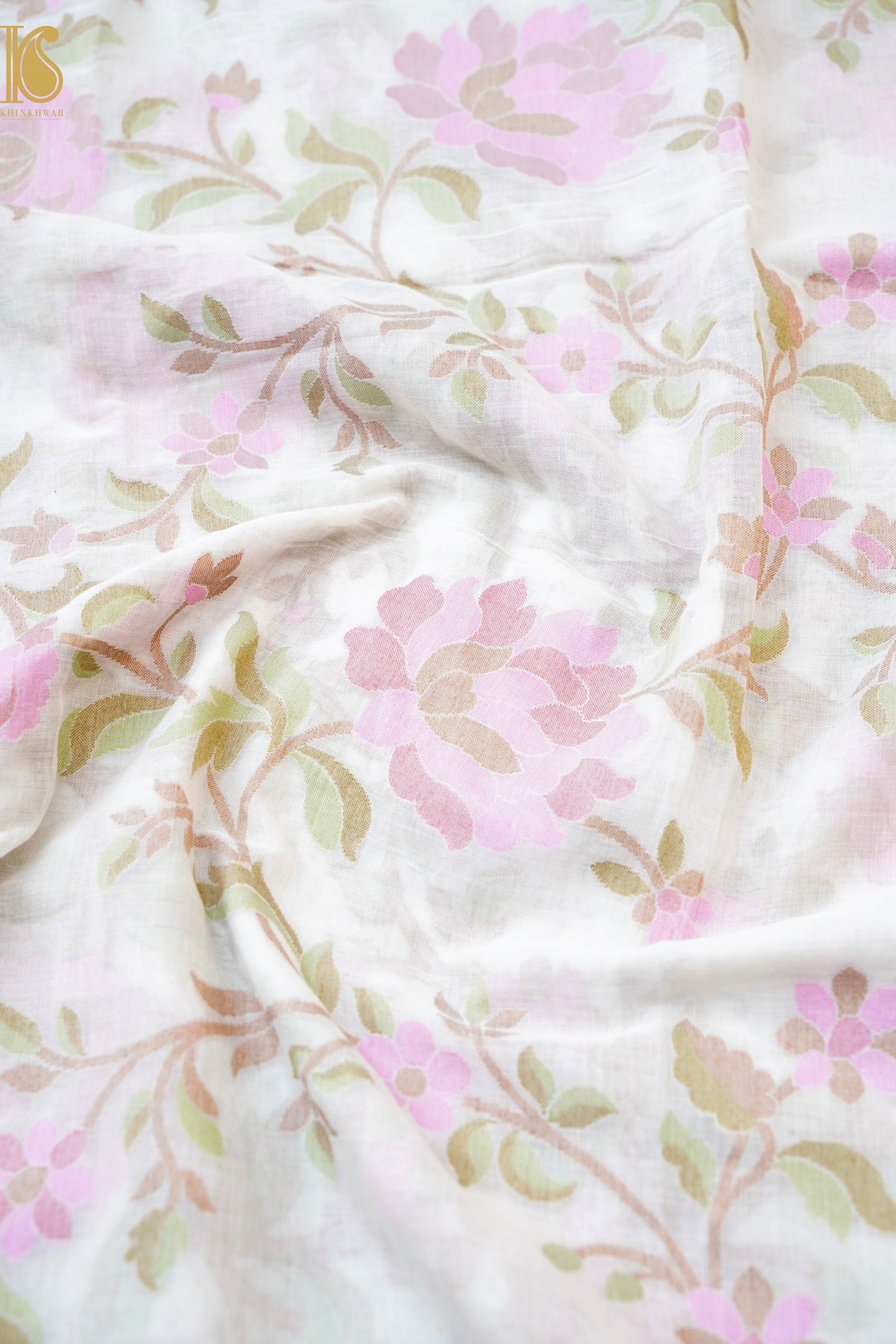 Banarasi Cotton Handloom Jamdani Ektara Saree