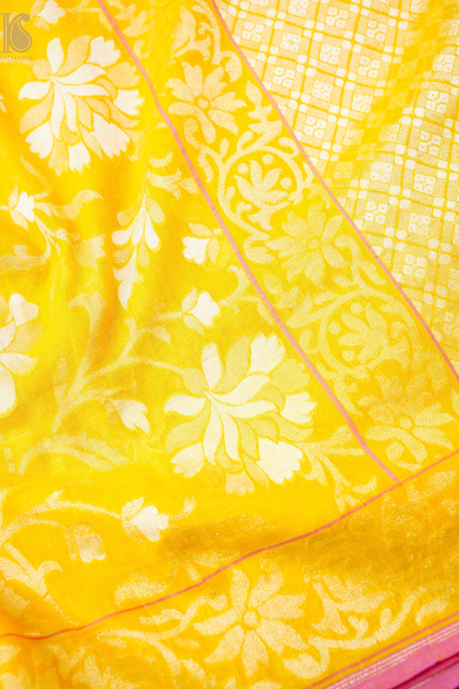 Banarasi Cotton Handloom Jamdani Ektara Saree