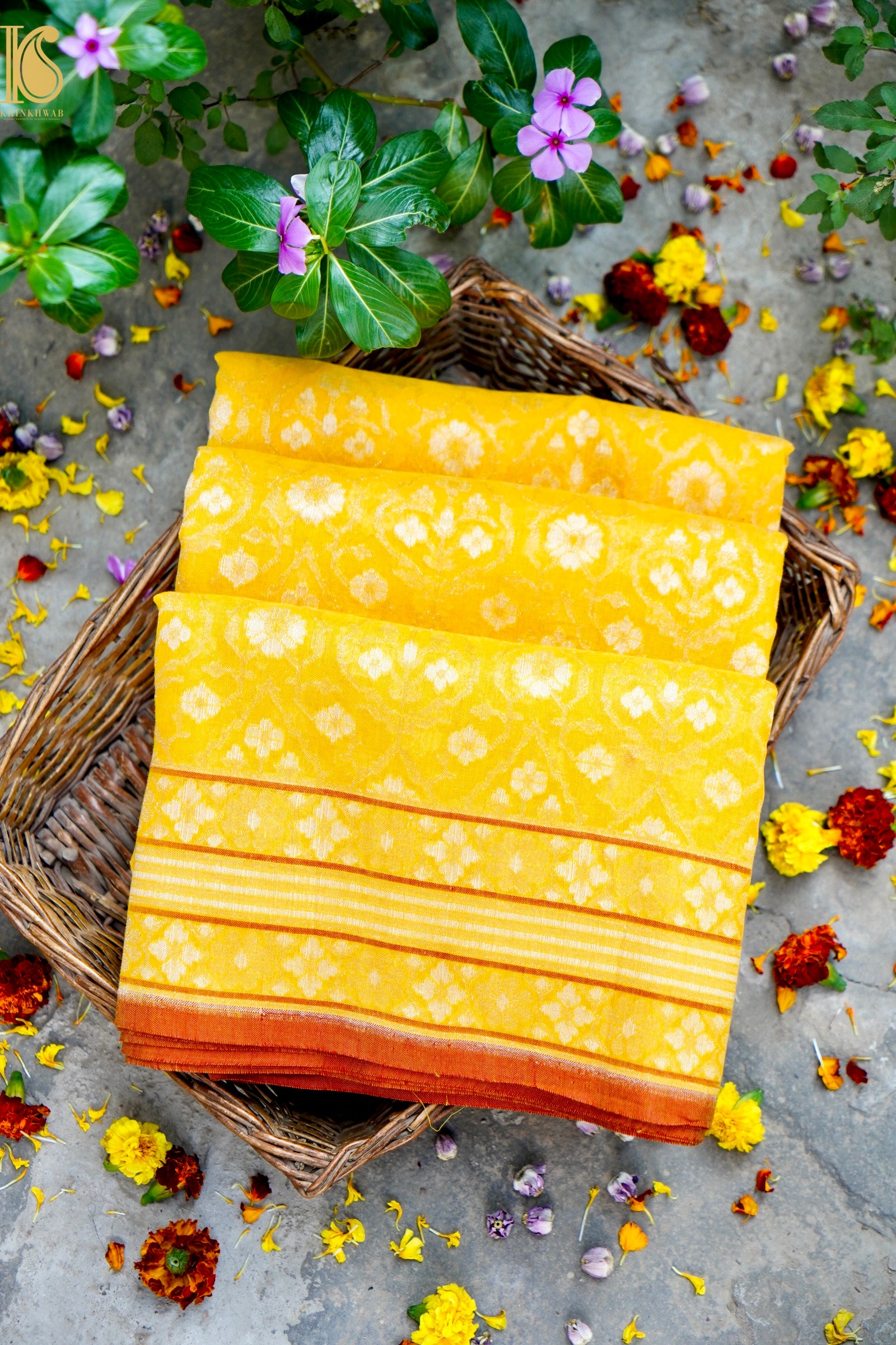 Banarasi Cotton Handloom Jamdani Ektara Saree