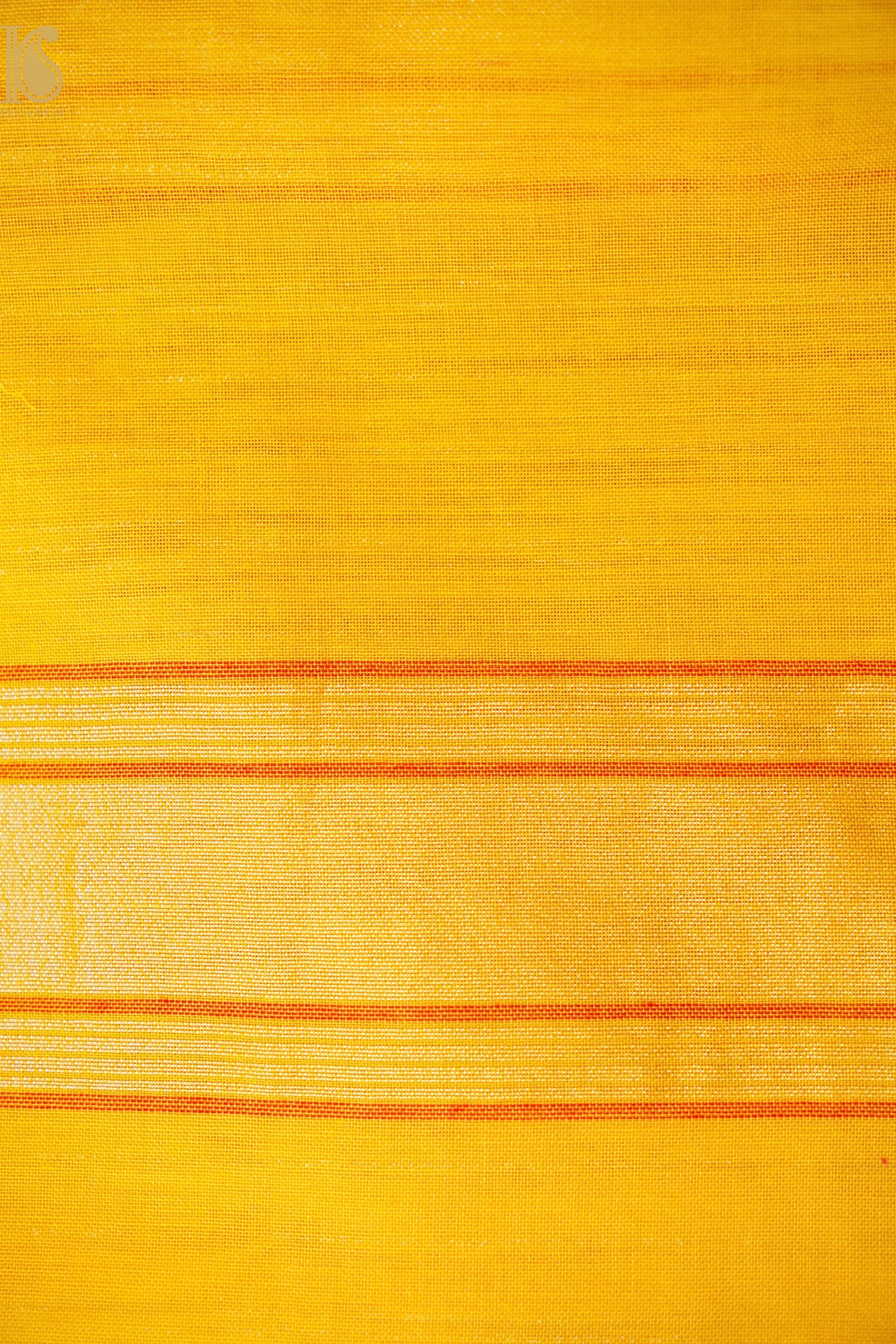 Banarasi Cotton Handloom Kadwa Ektara Konya Saree